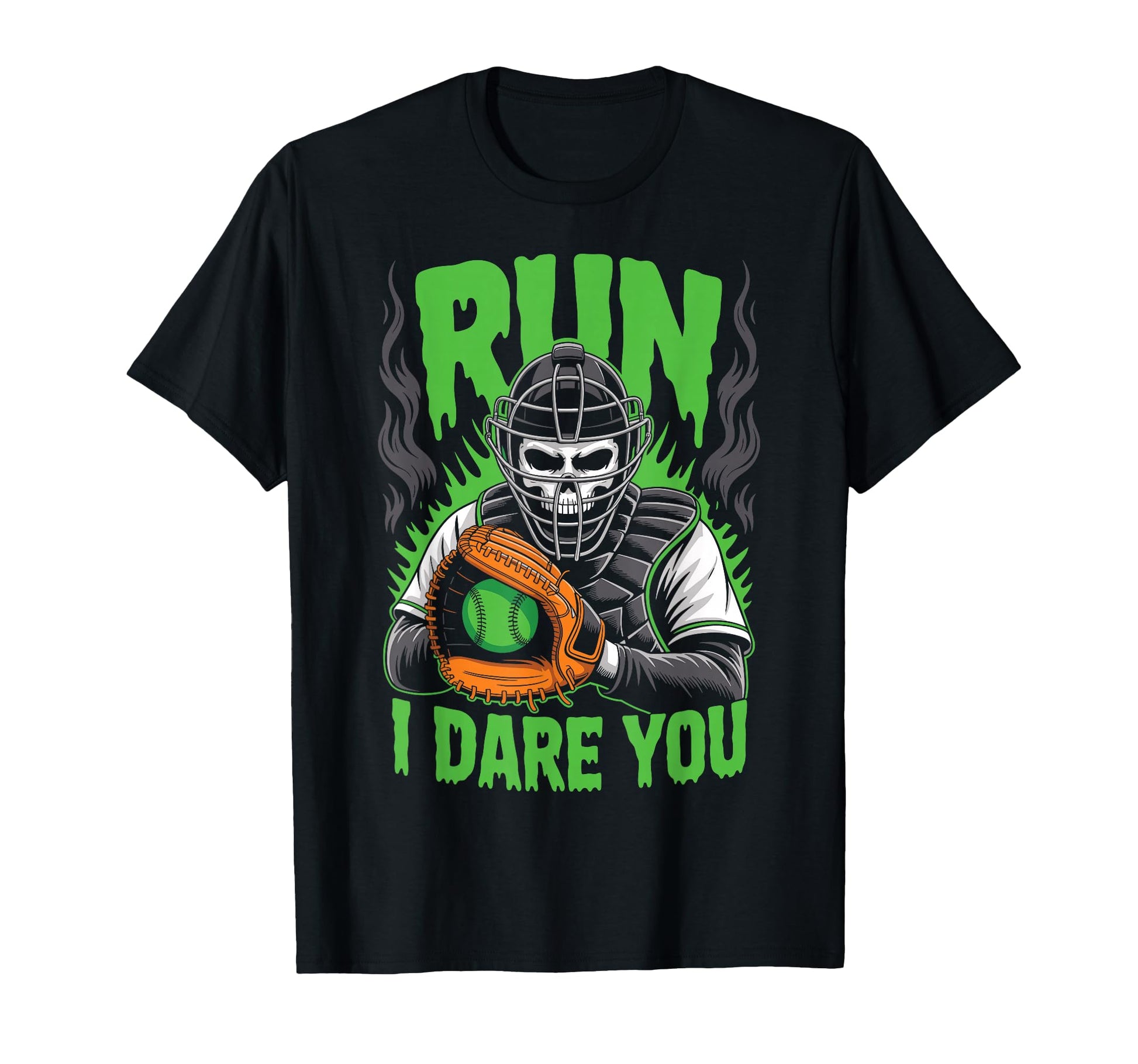 Run I Dare You Scary Baseball T-Shirt - Minimalist Print for Adults - T-Shirt, Sweatshirt, Hoodie