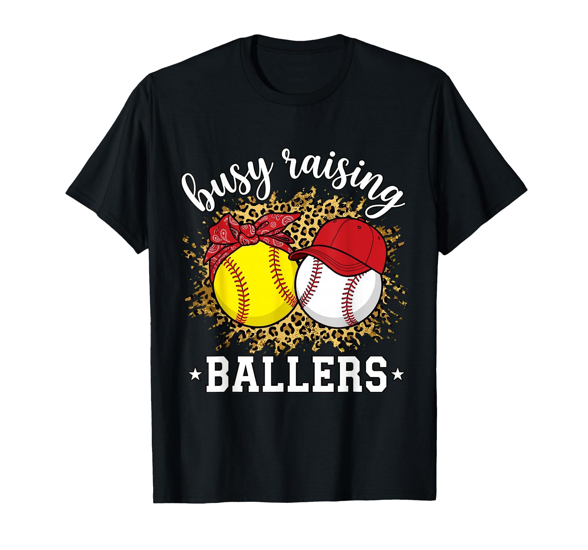 Busy Raising Ballers Sports Mom T-Shirt - Casual Everyday Wear Unisex - T-Shirt, Sweatshirt, Hoodie
