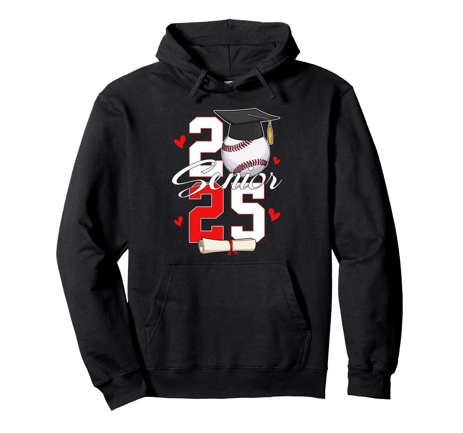 Funny Senior 2025 Class 2025 Hoodie - Fun Novelty Design for Adults - T-Shirt, Sweatshirt, Hoodie