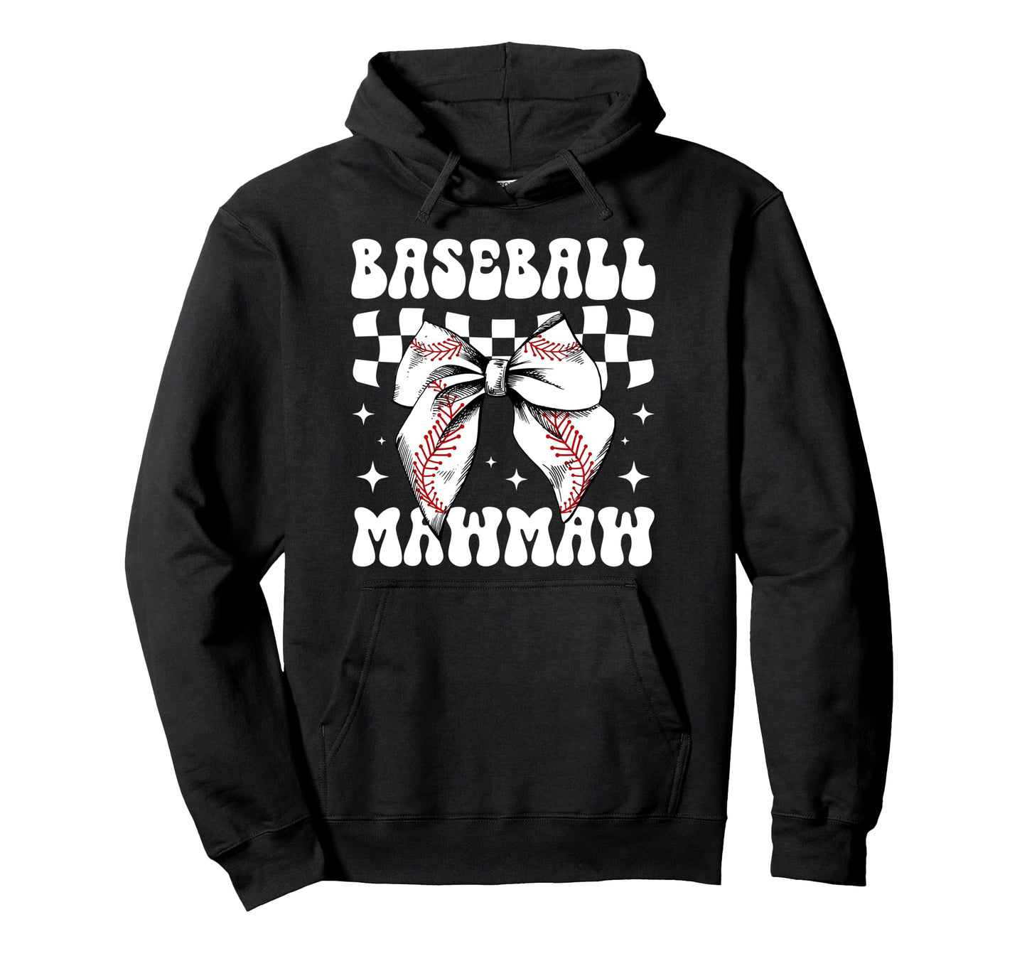 Baseball Mawmaw Coquette Mawmaw Hoodie - Fun Novelty Design for Adults - T-Shirt, Sweatshirt, Hoodie
