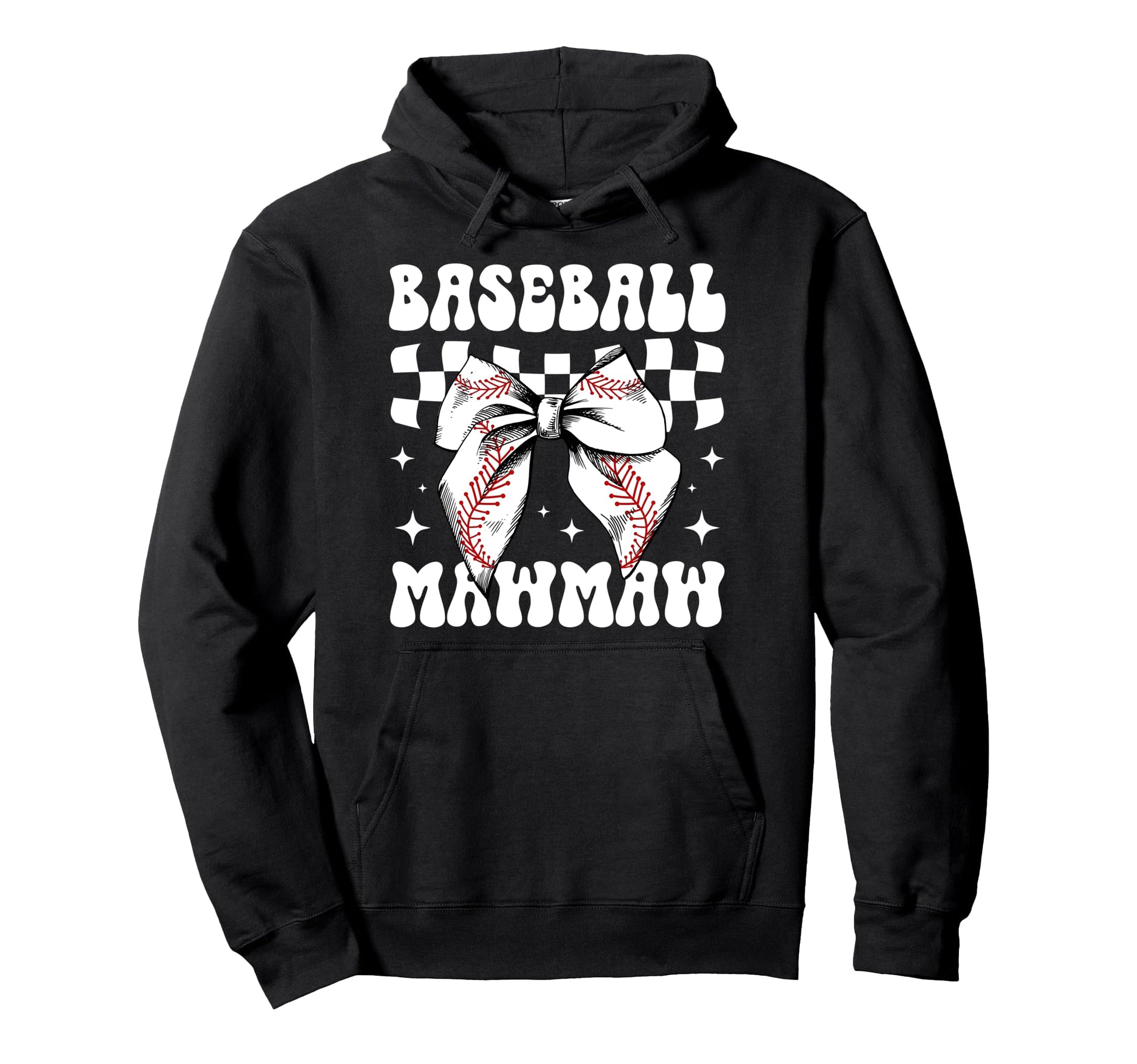 Baseball Mawmaw Coquette Mawmaw Hoodie - Fun Novelty Design for Adults - T-Shirt, Sweatshirt, Hoodie
