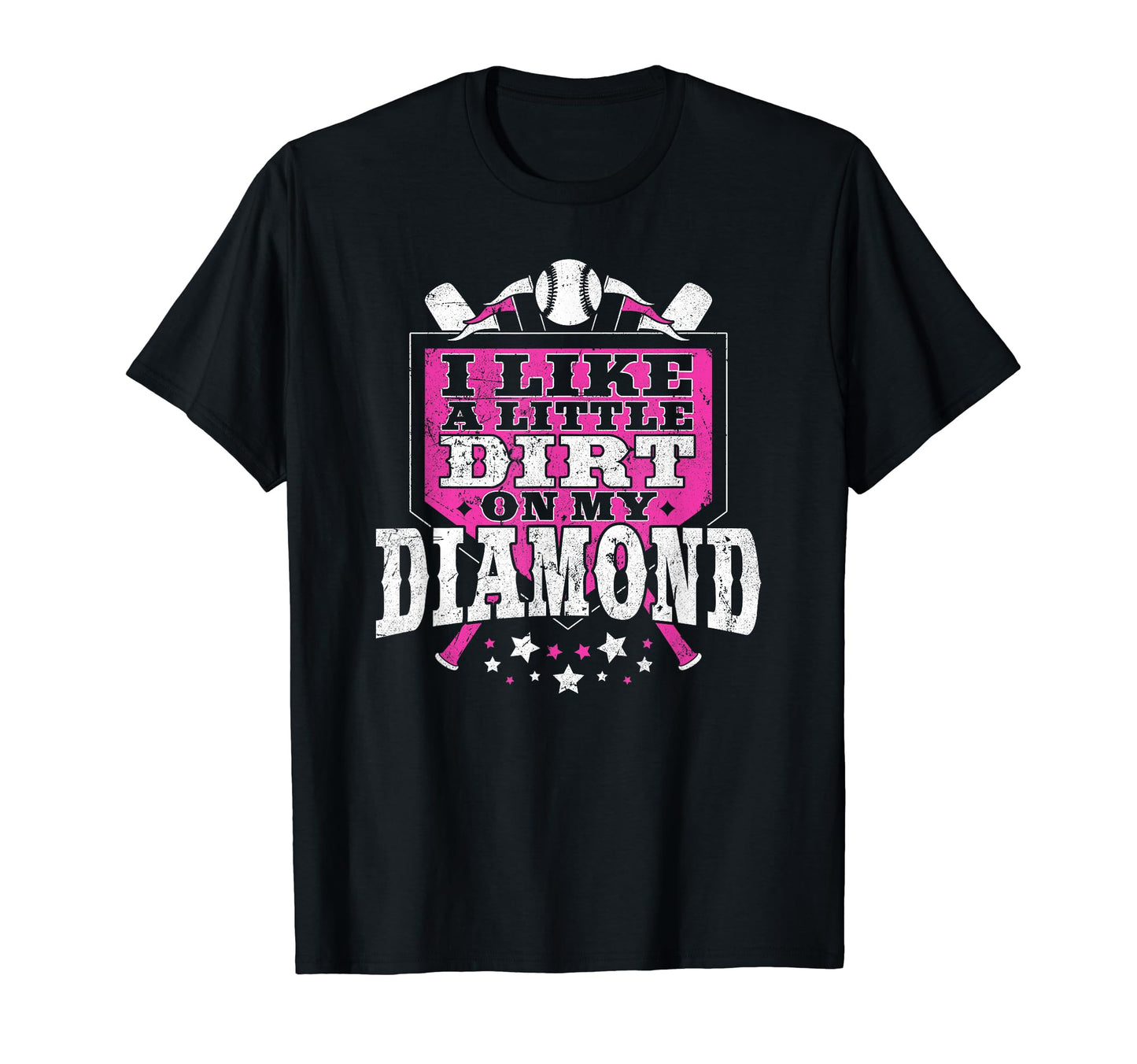 I Like Little Dirt My Diamond Softball T-Shirt - Streetwear Style Unisex - T-Shirt, Sweatshirt, Hoodie