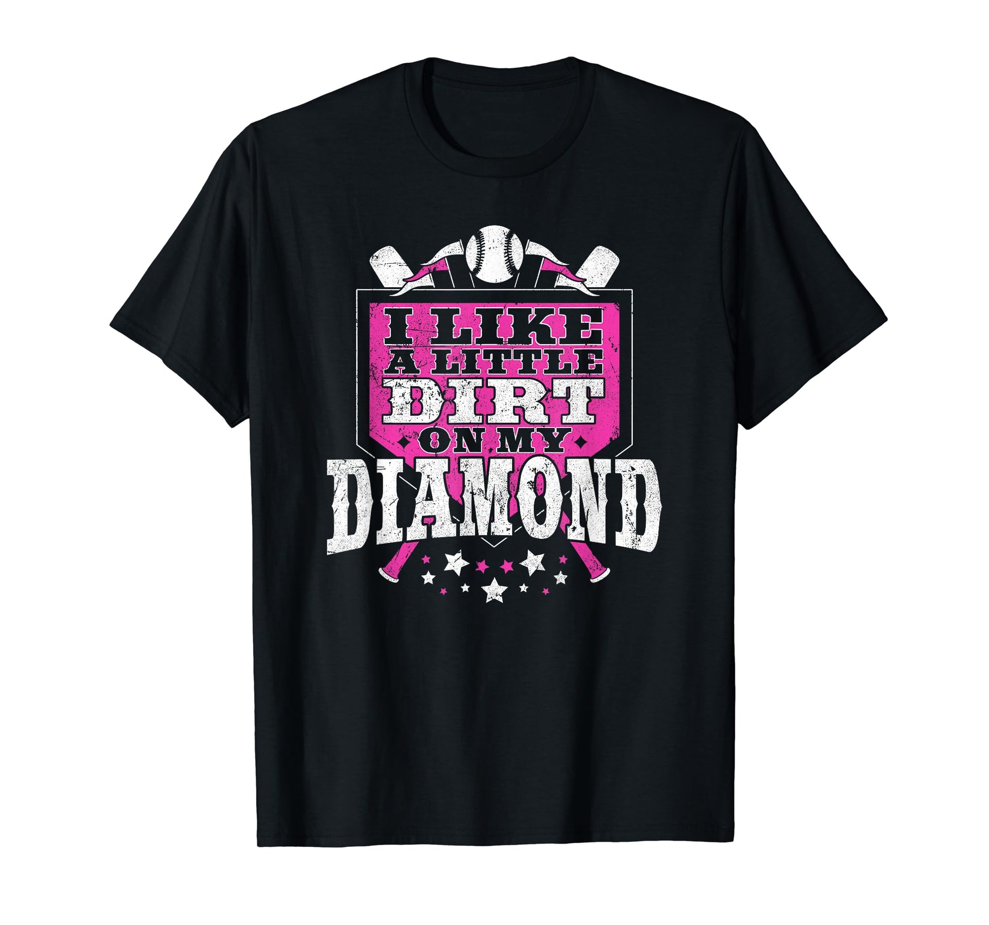 I Like Little Dirt My Diamond Softball T-Shirt - Streetwear Style Unisex - T-Shirt, Sweatshirt, Hoodie