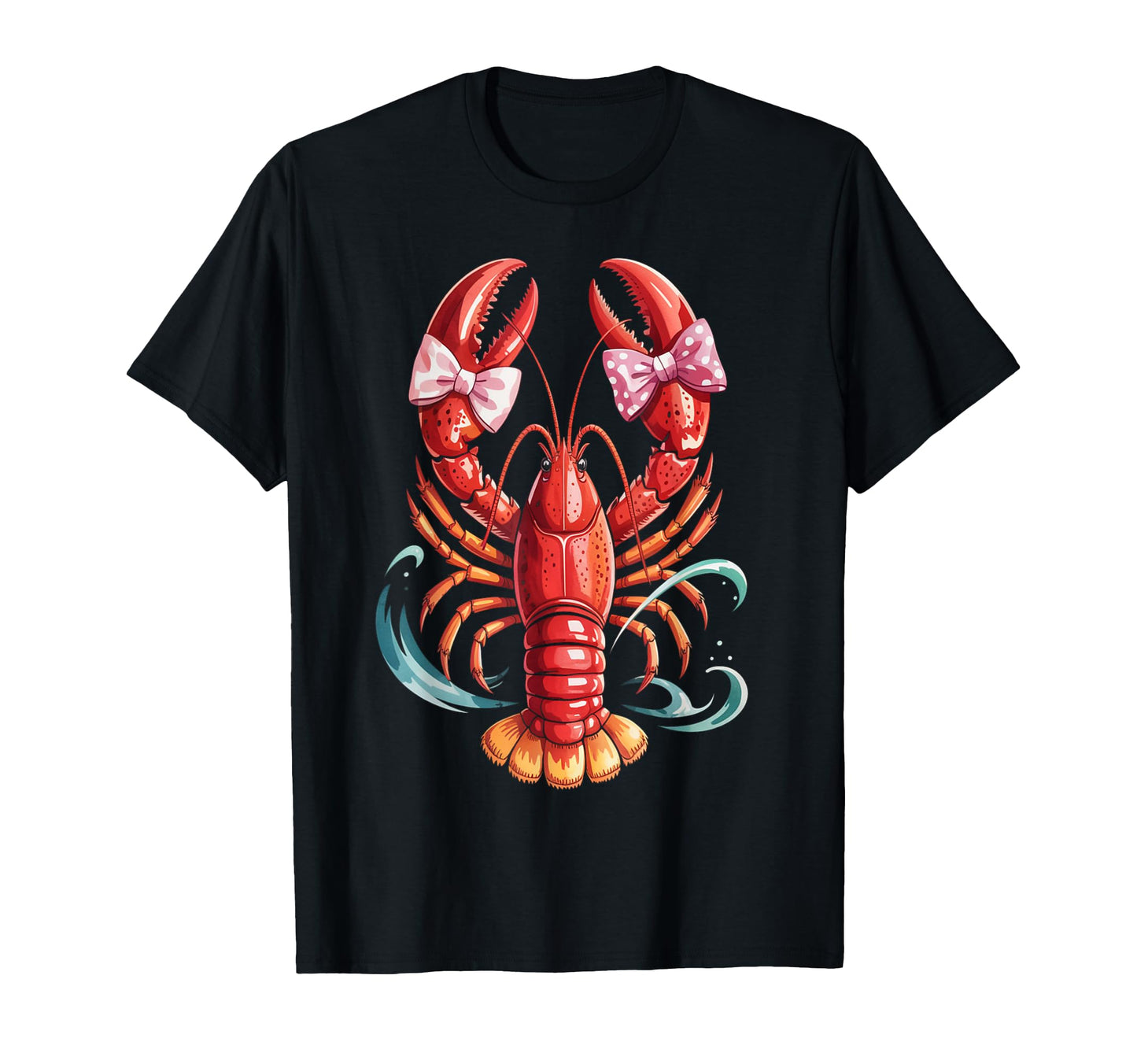 Coquette Bow Crawfish Y2K Aesthetic T-Shirt - Novelty Apparel for Adults - T-Shirt, Sweatshirt, Hoodie