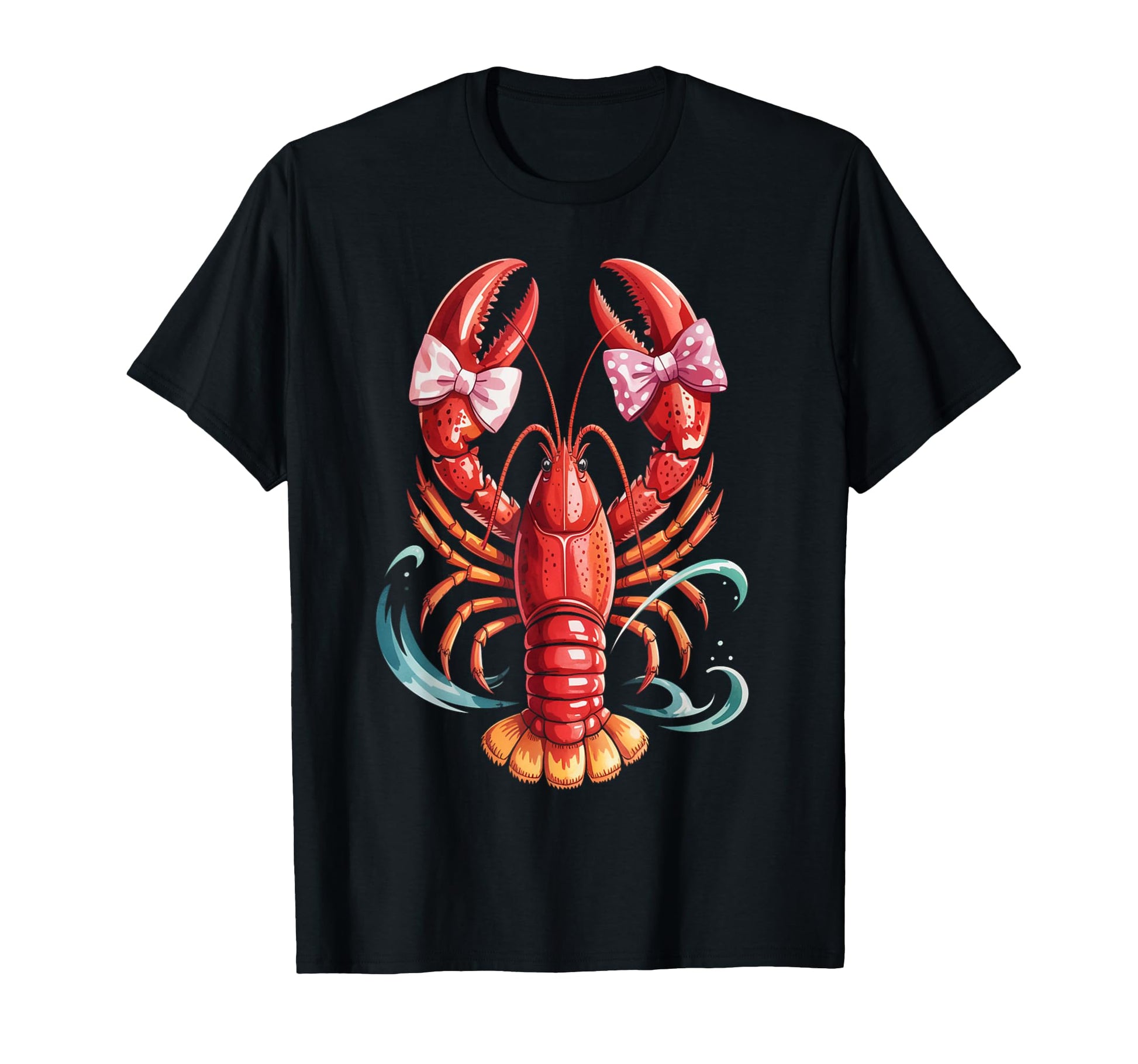 Coquette Bow Crawfish Y2K Aesthetic T-Shirt - Novelty Apparel for Adults - T-Shirt, Sweatshirt, Hoodie