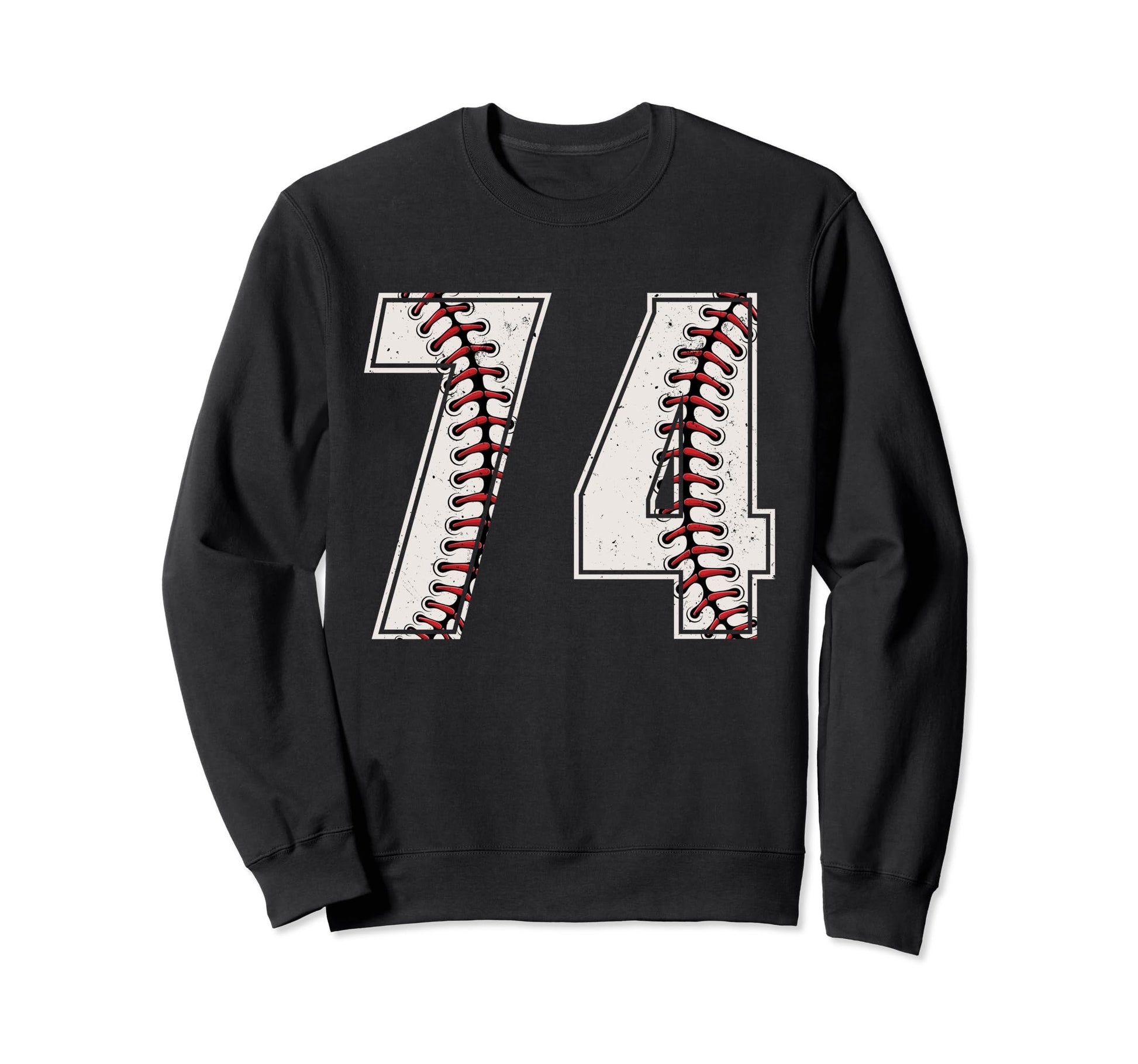 Baseball Player Number 74 Seventy Sweatshirt - Aesthetic Graphic Unisex - T-Shirt, Sweatshirt, Hoodie