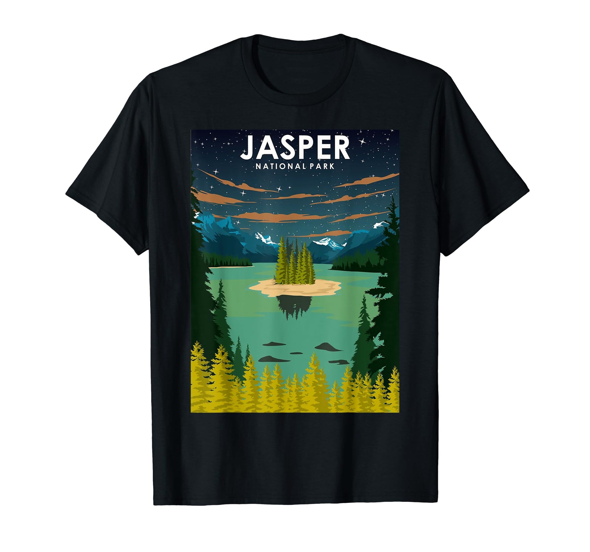 Jasper National Park T-Shirt - Minimalist Print for Adults - T-Shirt, Sweatshirt, Hoodie