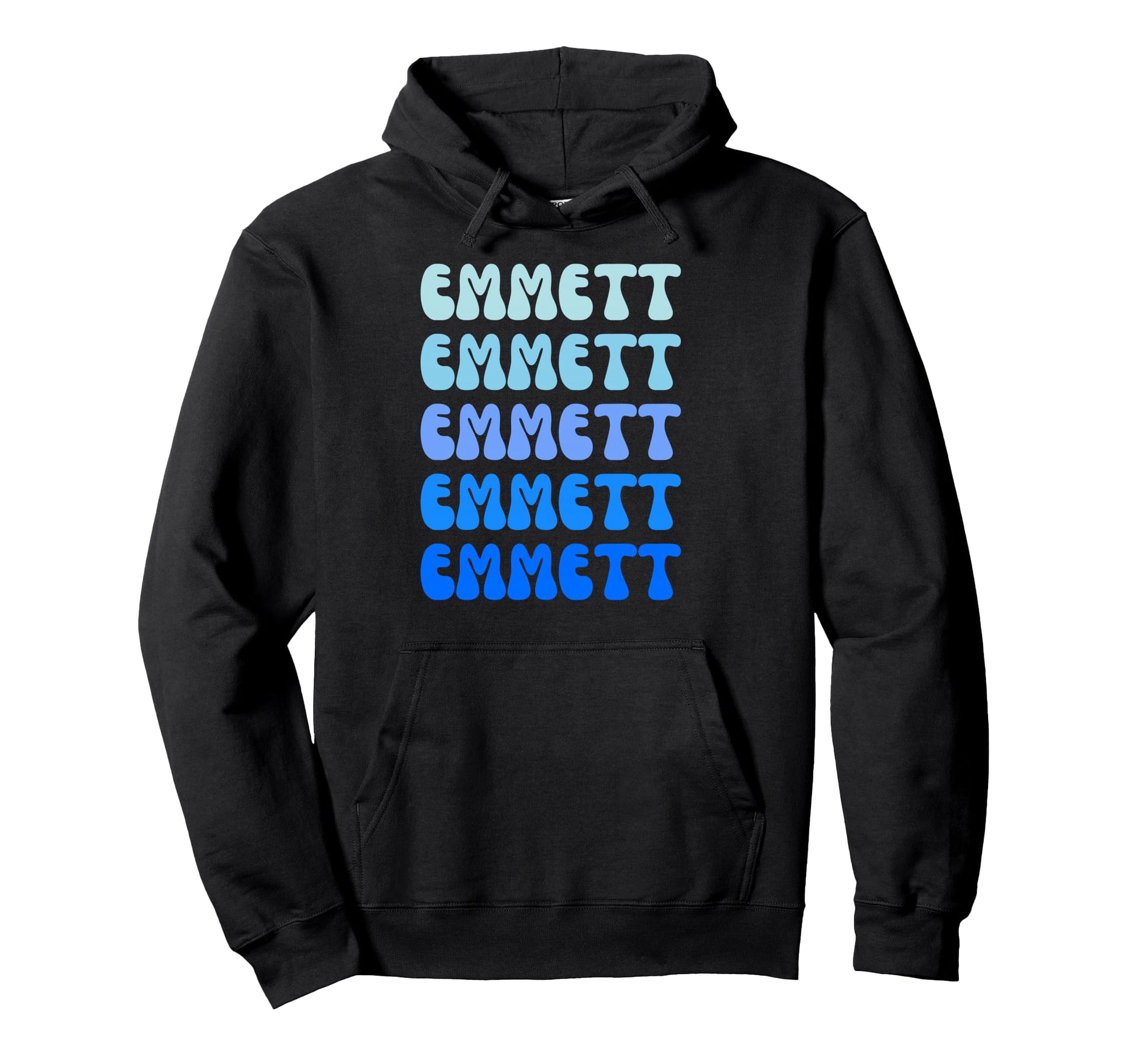 Emmett Name Stack Hoodie - Aesthetic Graphic for Adults - T-Shirt, Sweatshirt, Hoodie