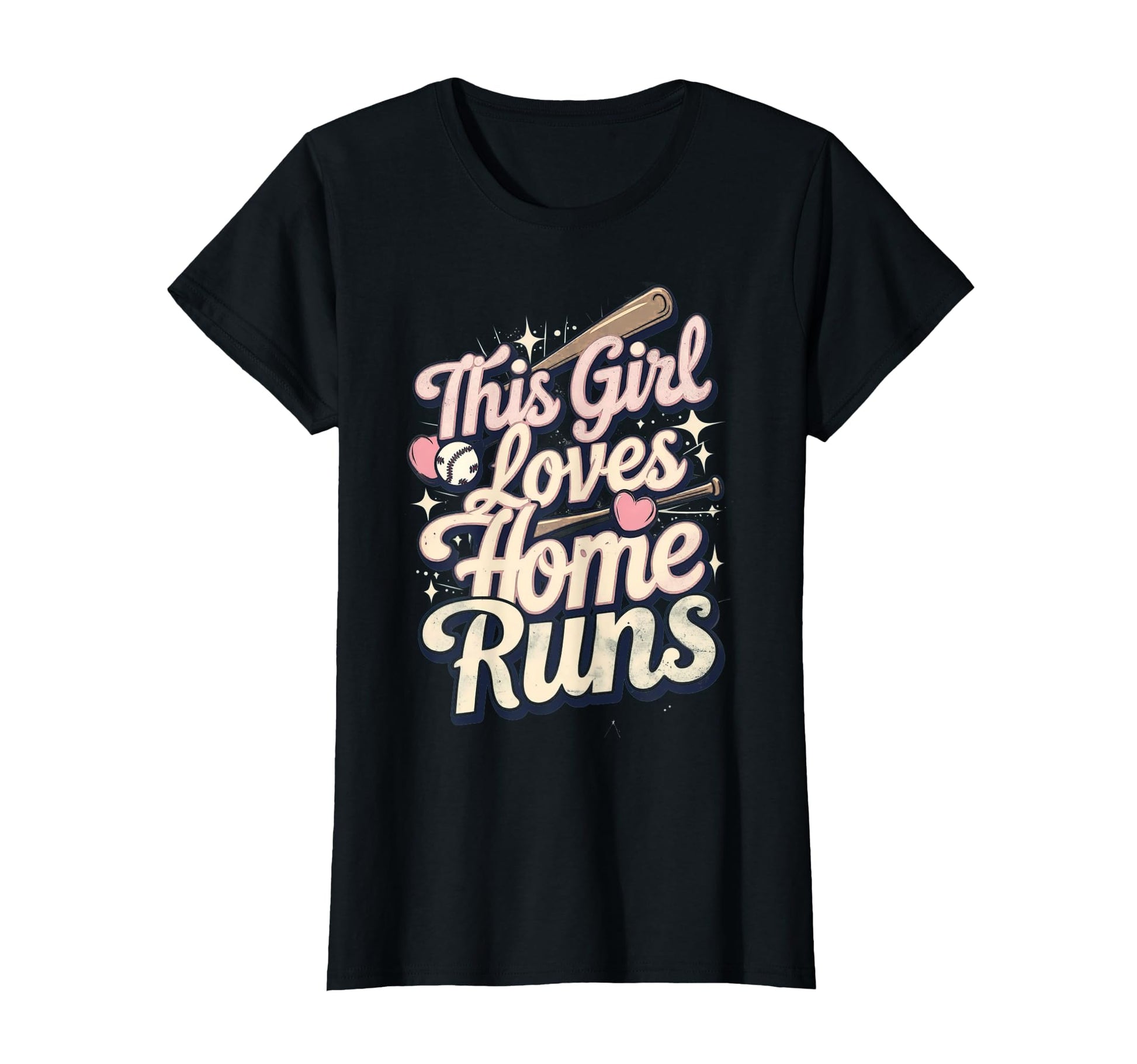 This Loves Home Runs Womens Baseball T-Shirt - Custom Art Print Men Women - T-Shirt, Sweatshirt, Hoodie