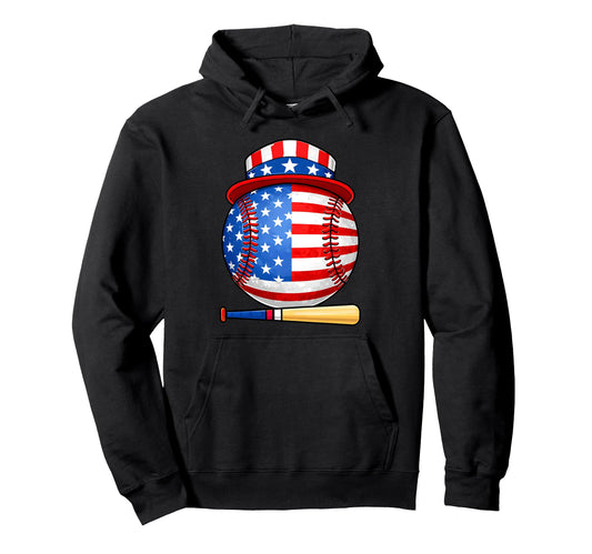 Baseball 4Th July 250Th Years Freedom Hoodie - Casual Everyday Wear Unisex - T-Shirt, Sweatshirt, Hoodie