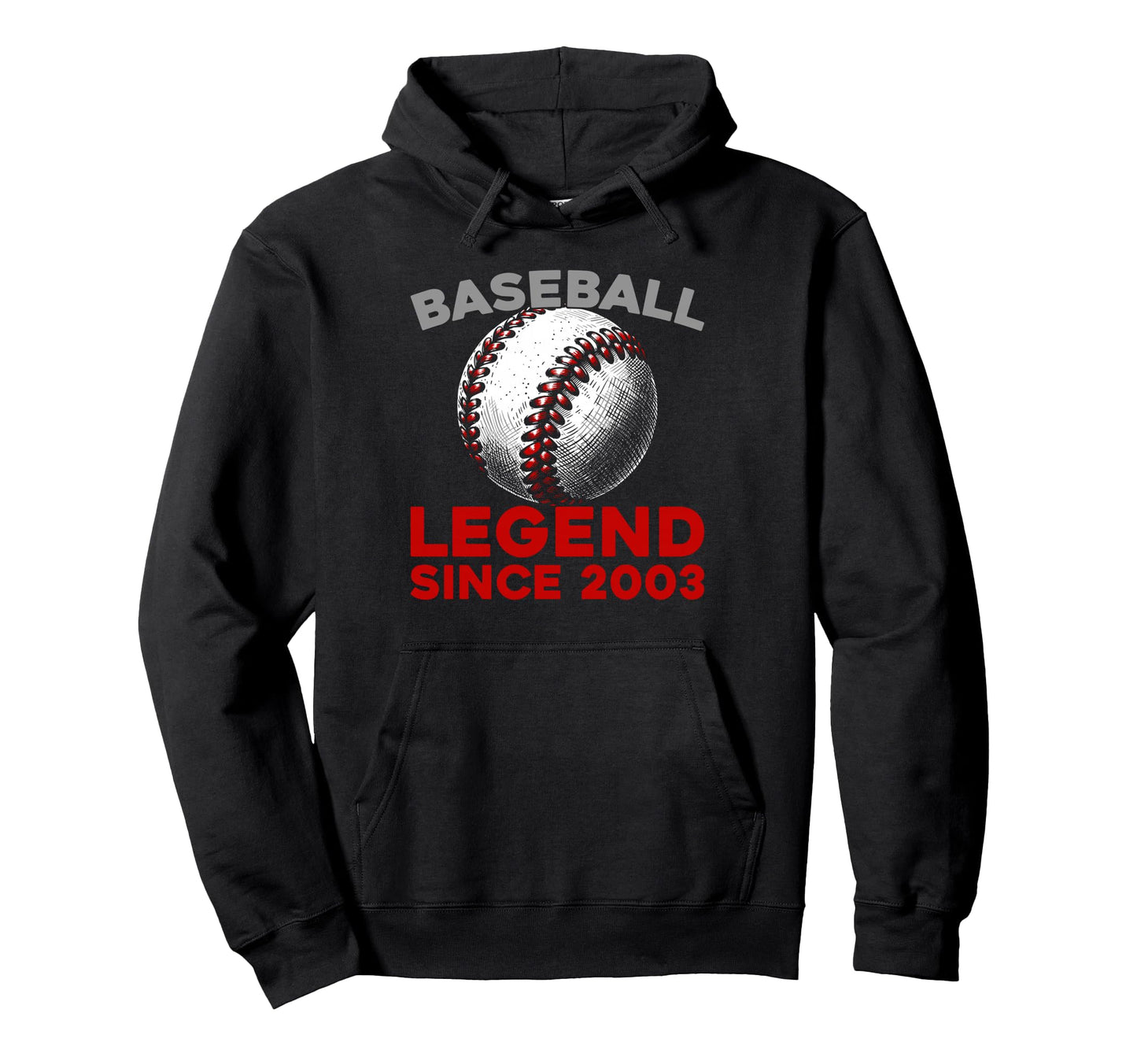 Born 2003 Baseballer Team Sport Hoodie - Aesthetic Graphic Men Women - T-Shirt, Sweatshirt, Hoodie