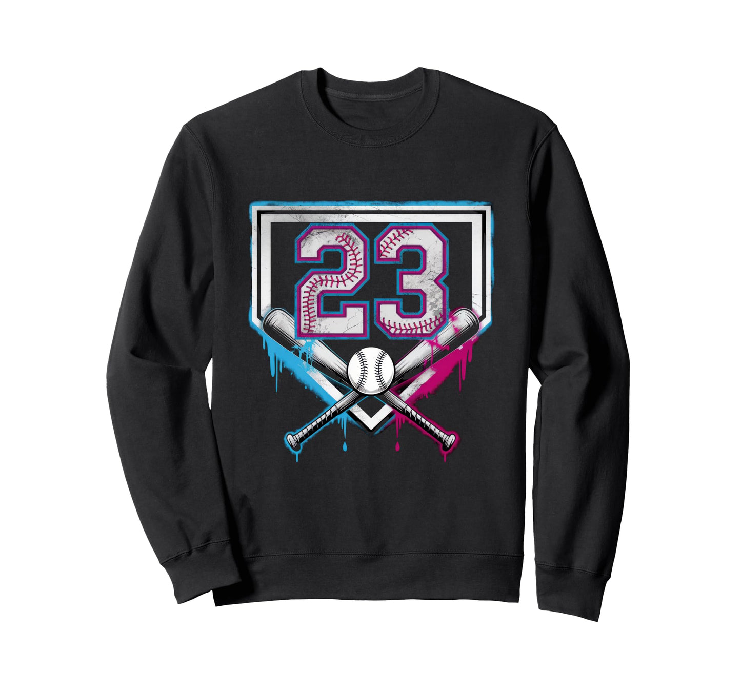 Baseball Home Ice Cream 23Th Sweatshirt - Streetwear Style Men Women - T-Shirt, Sweatshirt, Hoodie