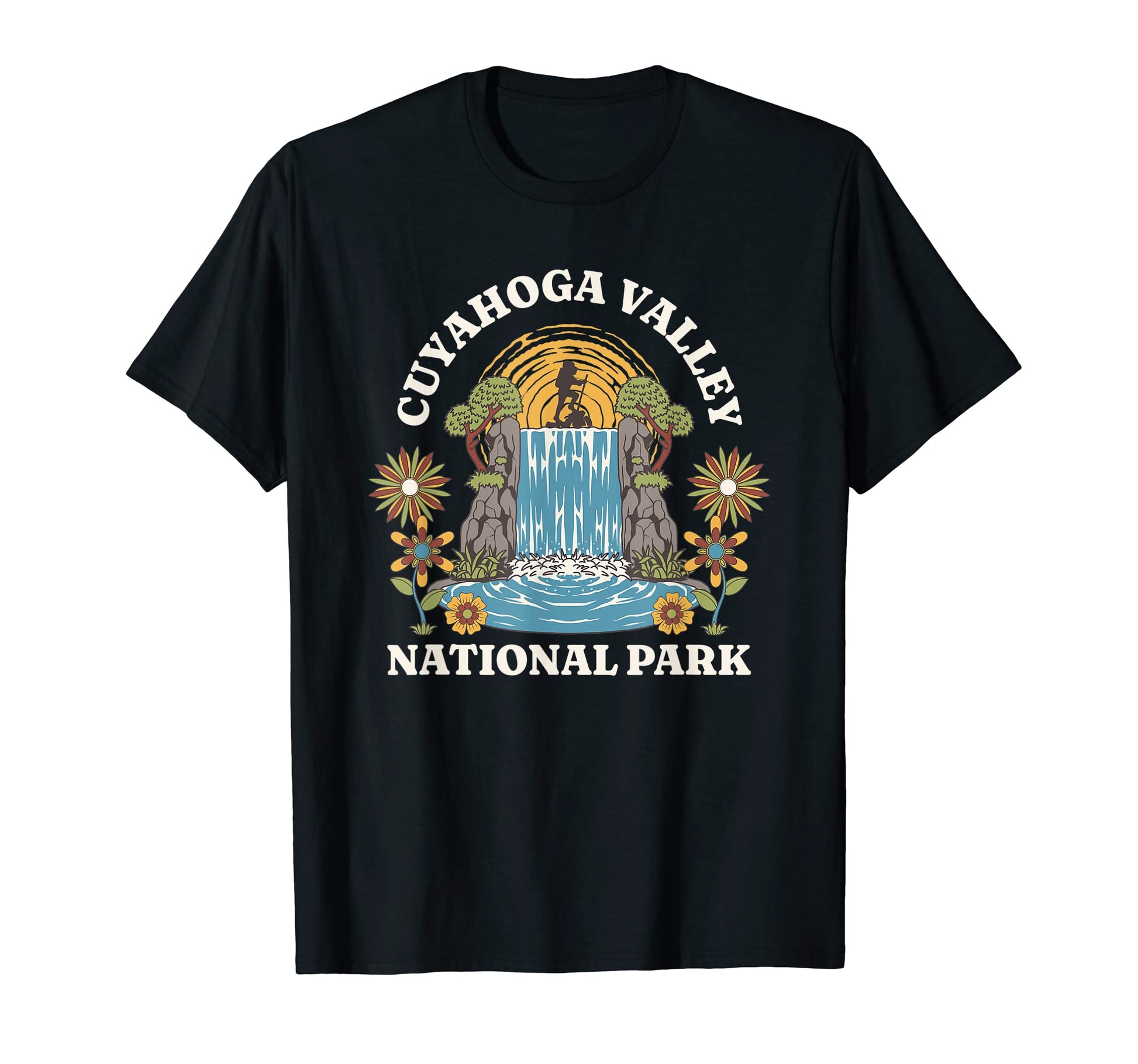 Cuyahoga Valley National Park Backpacking T-Shirt - Novelty Apparel Unisex - T-Shirt, Sweatshirt, Hoodie
