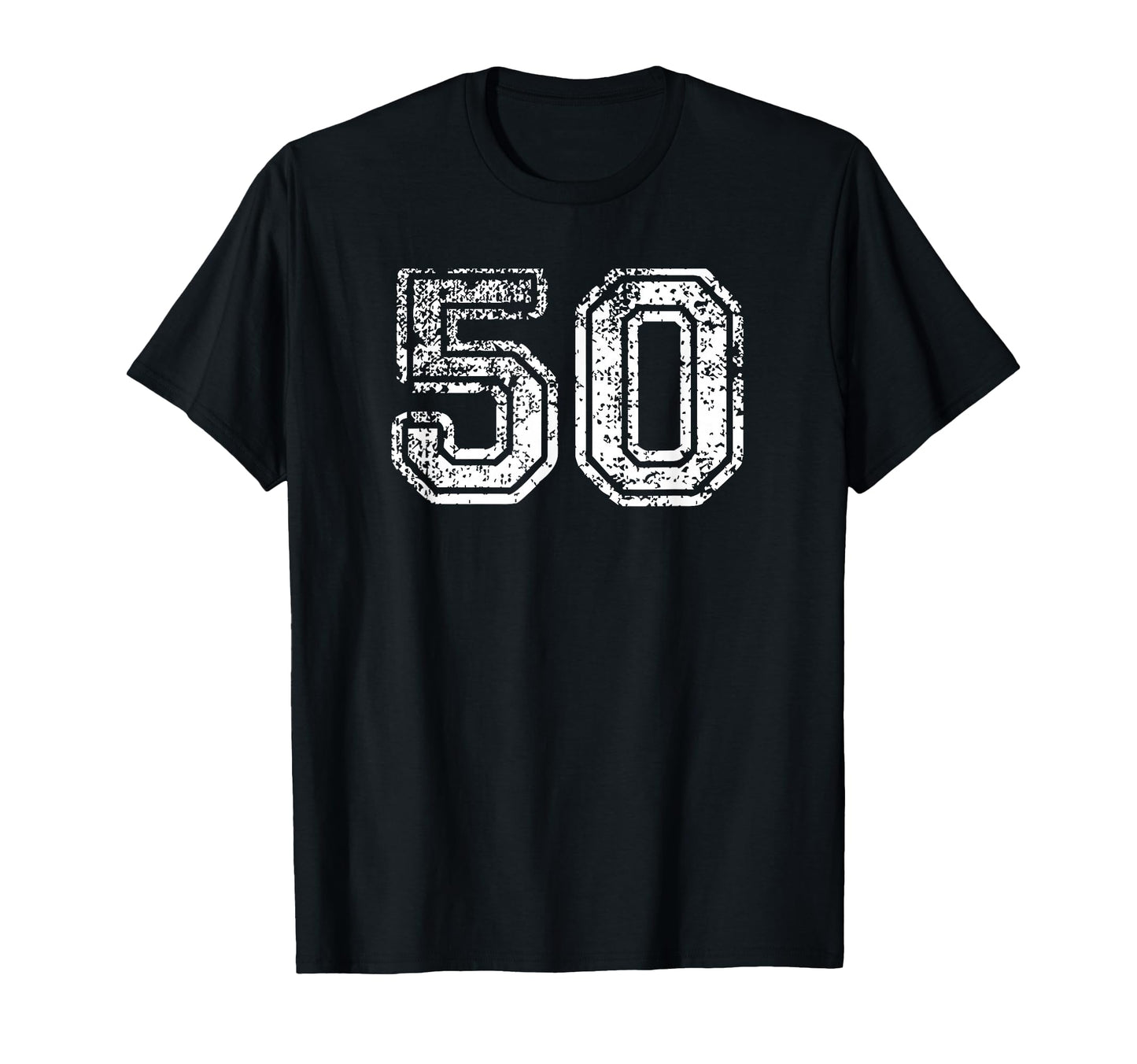 Number 50 Baseball Football Soccer T-Shirt - Fun Novelty Design Unisex - T-Shirt, Sweatshirt, Hoodie