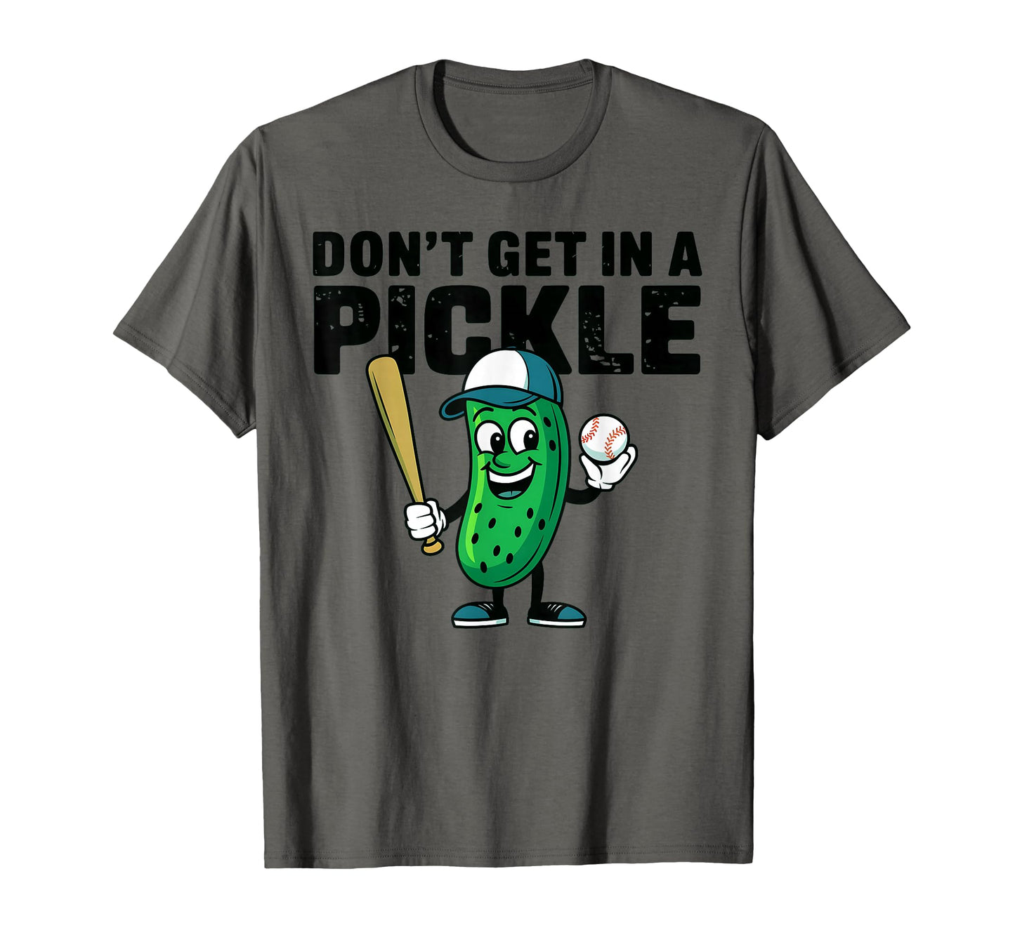 Dont Get Pickle Funny Baseball Baseball T-Shirt - Unique Graphic Men Women - T-Shirt, Sweatshirt, Hoodie