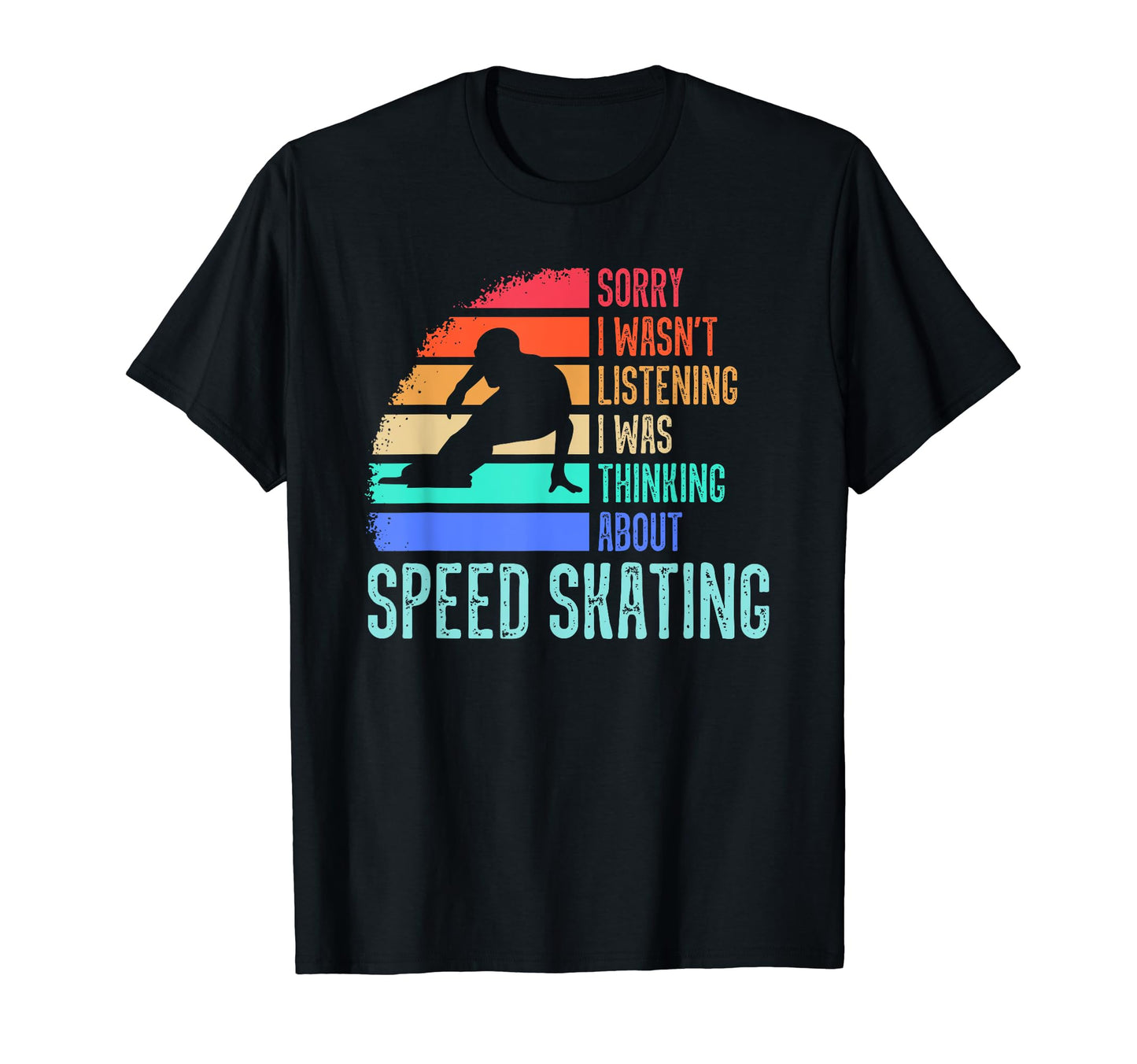 Speed Skating Ice Skater Long Track T-Shirt - Streetwear Style for Adults - T-Shirt, Sweatshirt, Hoodie
