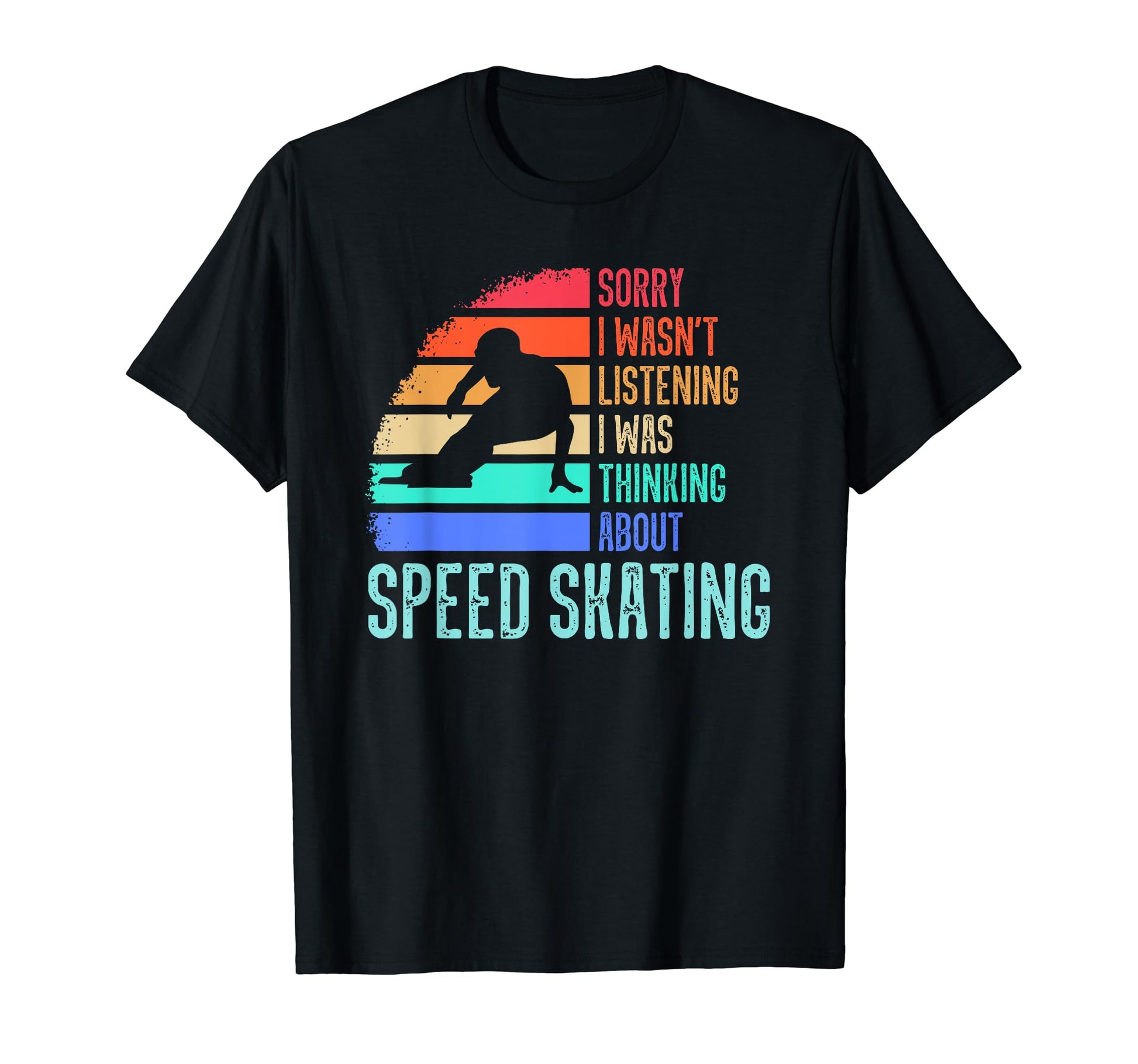 Speed Skating Ice Skater Long Track T-Shirt - Streetwear Style for Adults - T-Shirt, Sweatshirt, Hoodie
