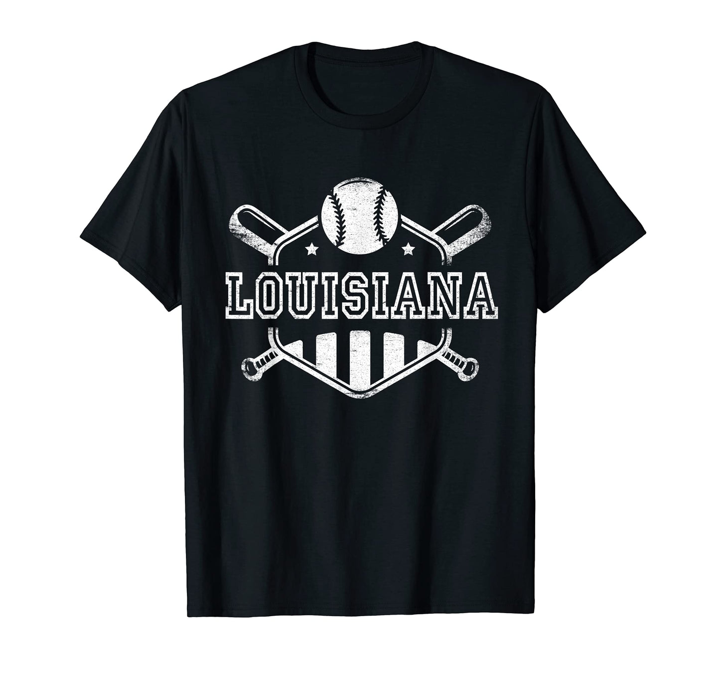Louisiana Baseball State Pride Team T-Shirt - Custom Art Print Men Women - T-Shirt, Sweatshirt, Hoodie