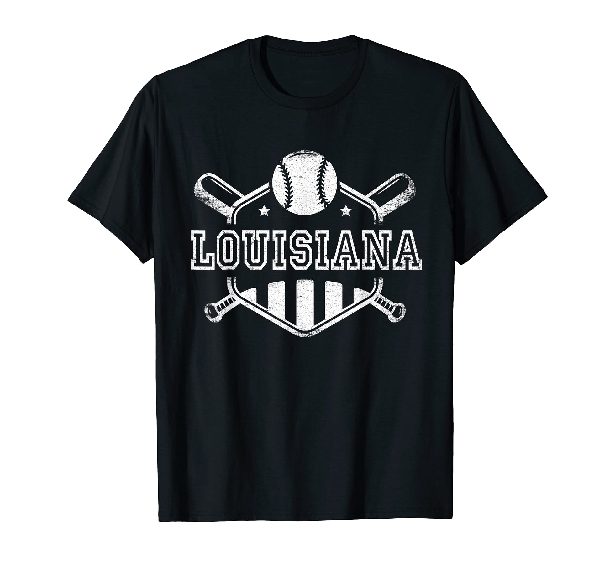 Louisiana Baseball State Pride Team T-Shirt - Custom Art Print Men Women - T-Shirt, Sweatshirt, Hoodie
