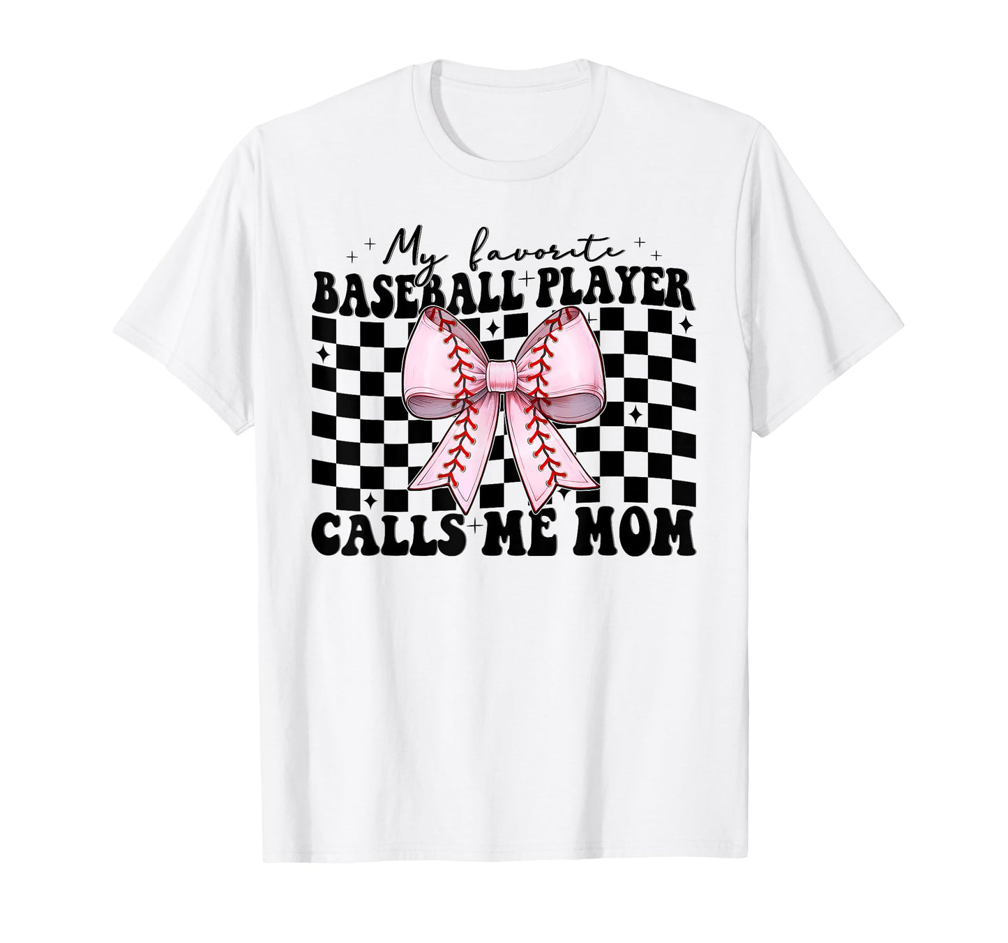 Favorite Baseball Player Calls Me Mom T-Shirt - Aesthetic Graphic Unisex - T-Shirt, Sweatshirt, Hoodie