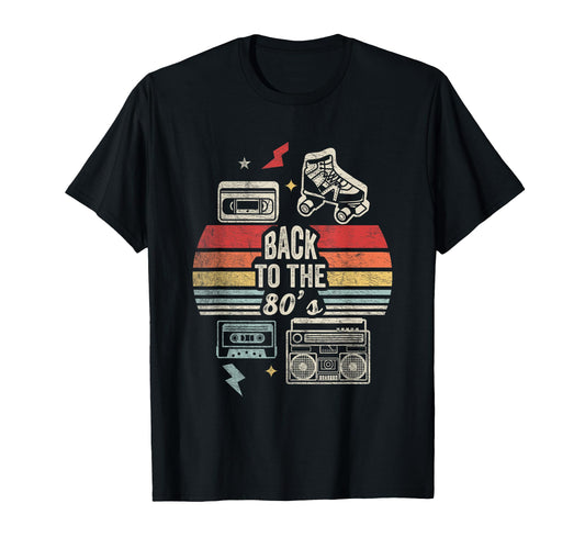 Back To 80S 1980S Throwback Nostalgia T-Shirt - Streetwear Style for Adults - T-Shirt, Sweatshirt, Hoodie