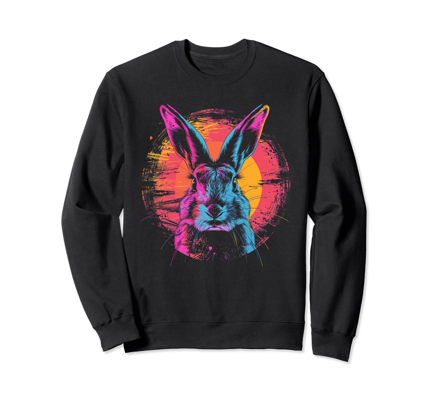 Rabbit Bunny Vaporwave Aesthetic Sweatshirt - Streetwear Style Unisex - T-Shirt, Sweatshirt, Hoodie