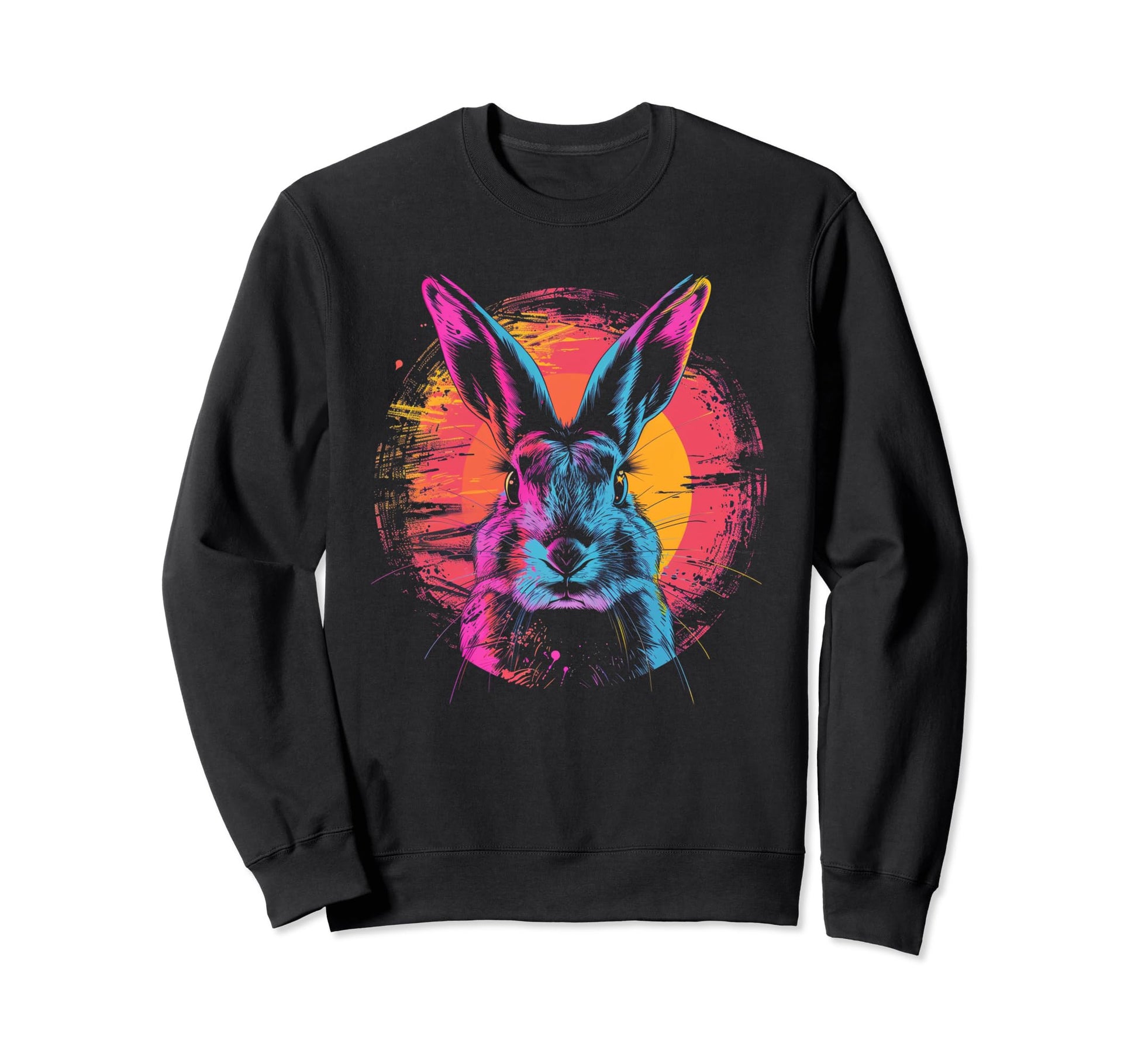 Rabbit Bunny Vaporwave Aesthetic Sweatshirt - Streetwear Style Unisex - T-Shirt, Sweatshirt, Hoodie
