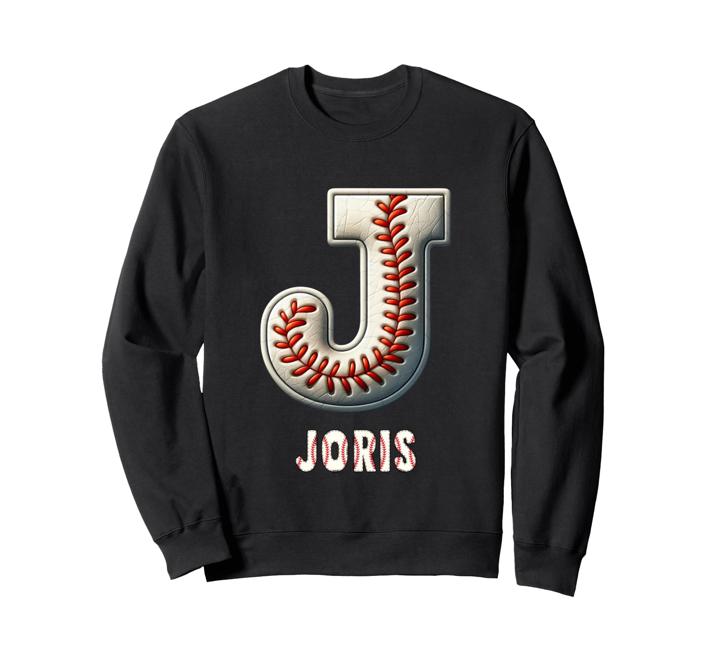 Baseball Home Run Malik Initial Sweatshirt - Streetwear Style Unisex - T-Shirt, Sweatshirt, Hoodie