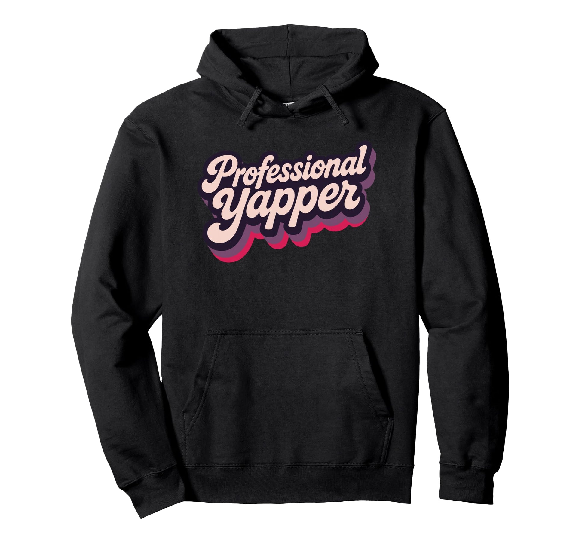 Professional Yapper Funny Y2K Merme Hoodie - Custom Art Print Unisex - T-Shirt, Sweatshirt, Hoodie