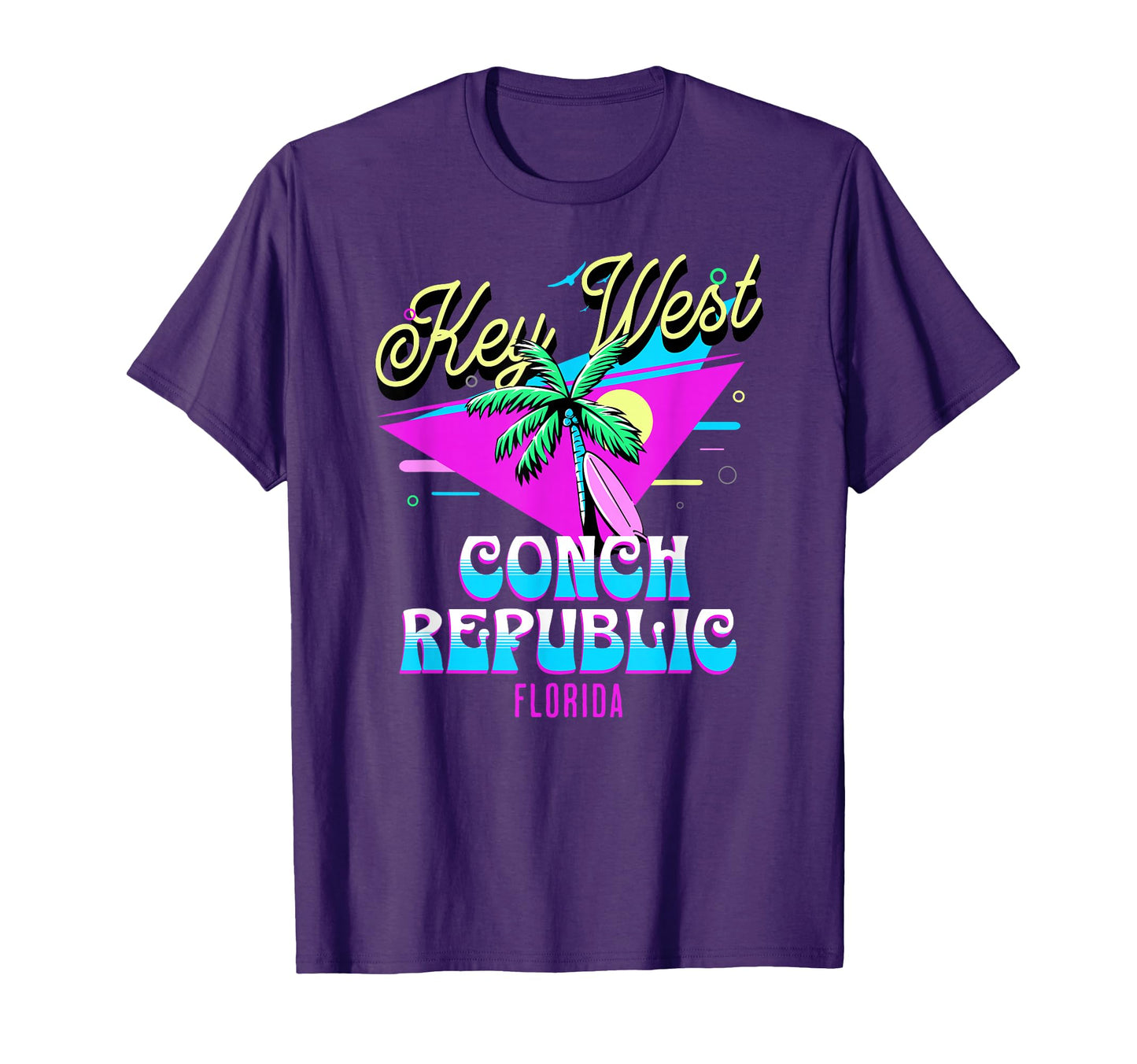 Conch Republic 80S 90S Aesthetic Key T-Shirt - Unique Graphic for Adults - T-Shirt, Sweatshirt, Hoodie