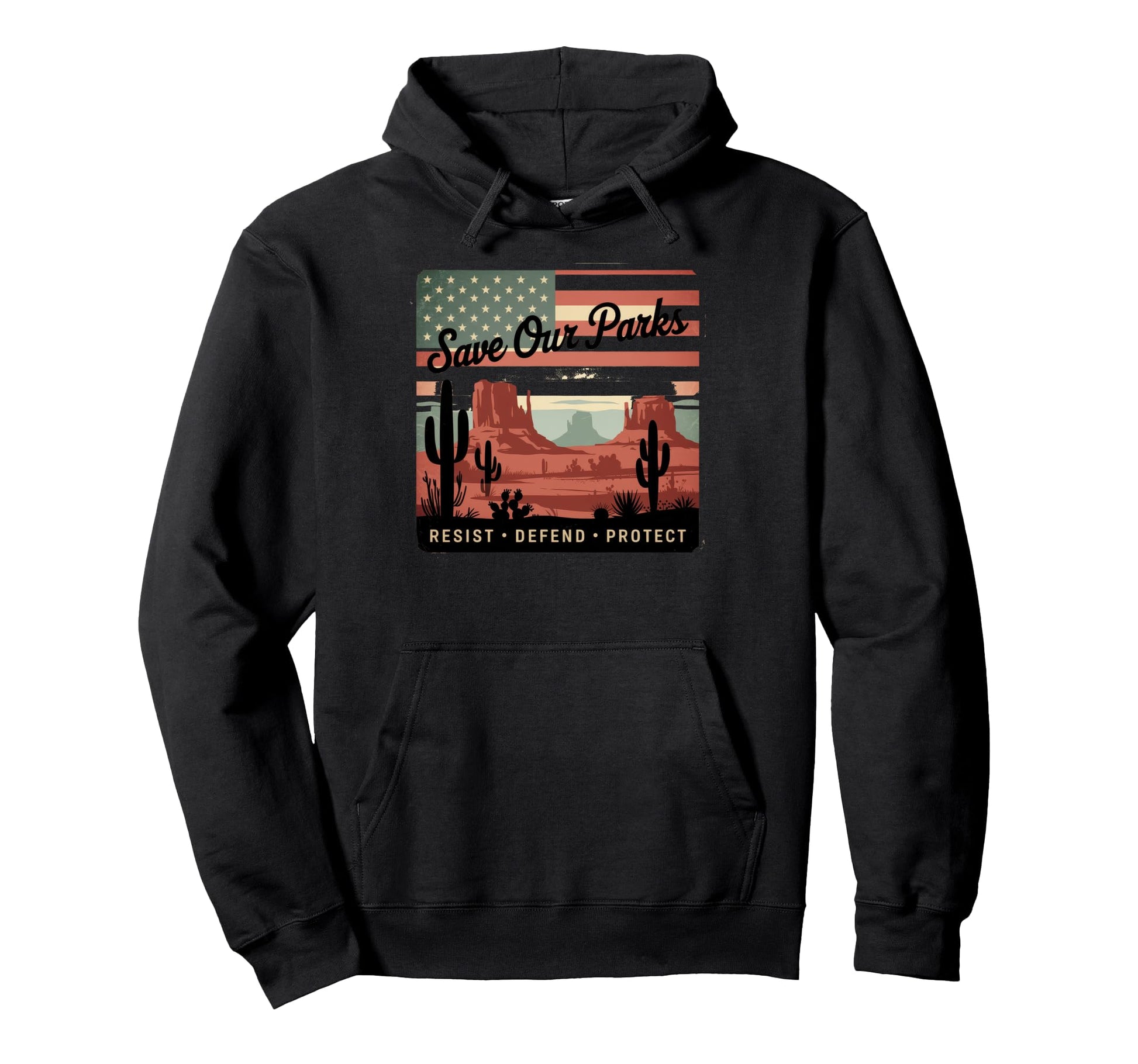 Save Our Parks Protect National Park Hoodie - Unique Graphic Unisex - T-Shirt, Sweatshirt, Hoodie