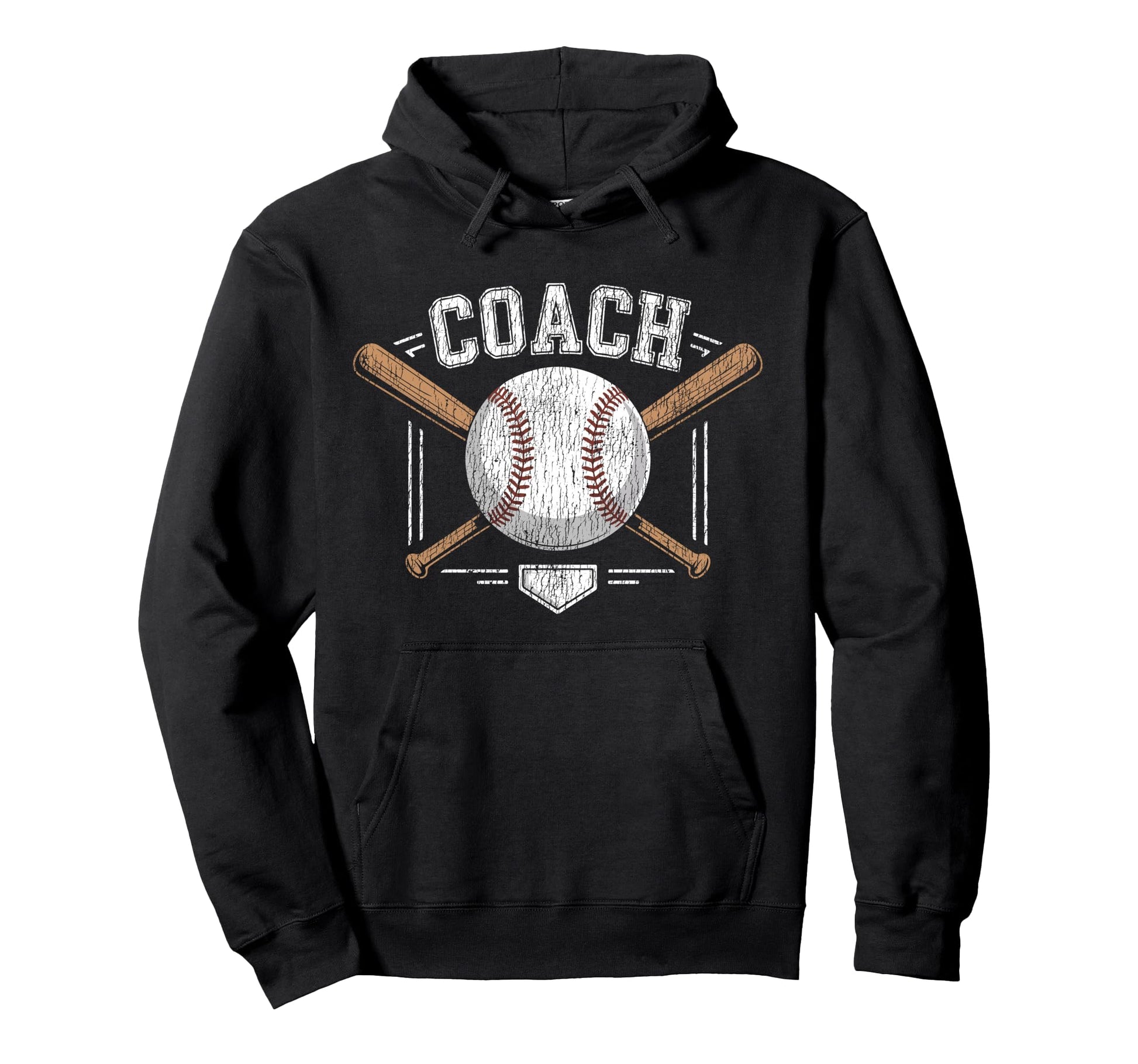Baseball Fan Coach Coach Hoodie - Aesthetic Graphic for Adults - T-Shirt, Sweatshirt, Hoodie