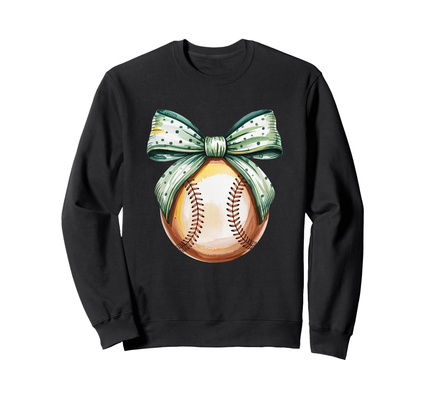 Baseball Coquette Bow Baseball Sweatshirt - Fun Novelty Design Unisex - T-Shirt, Sweatshirt, Hoodie