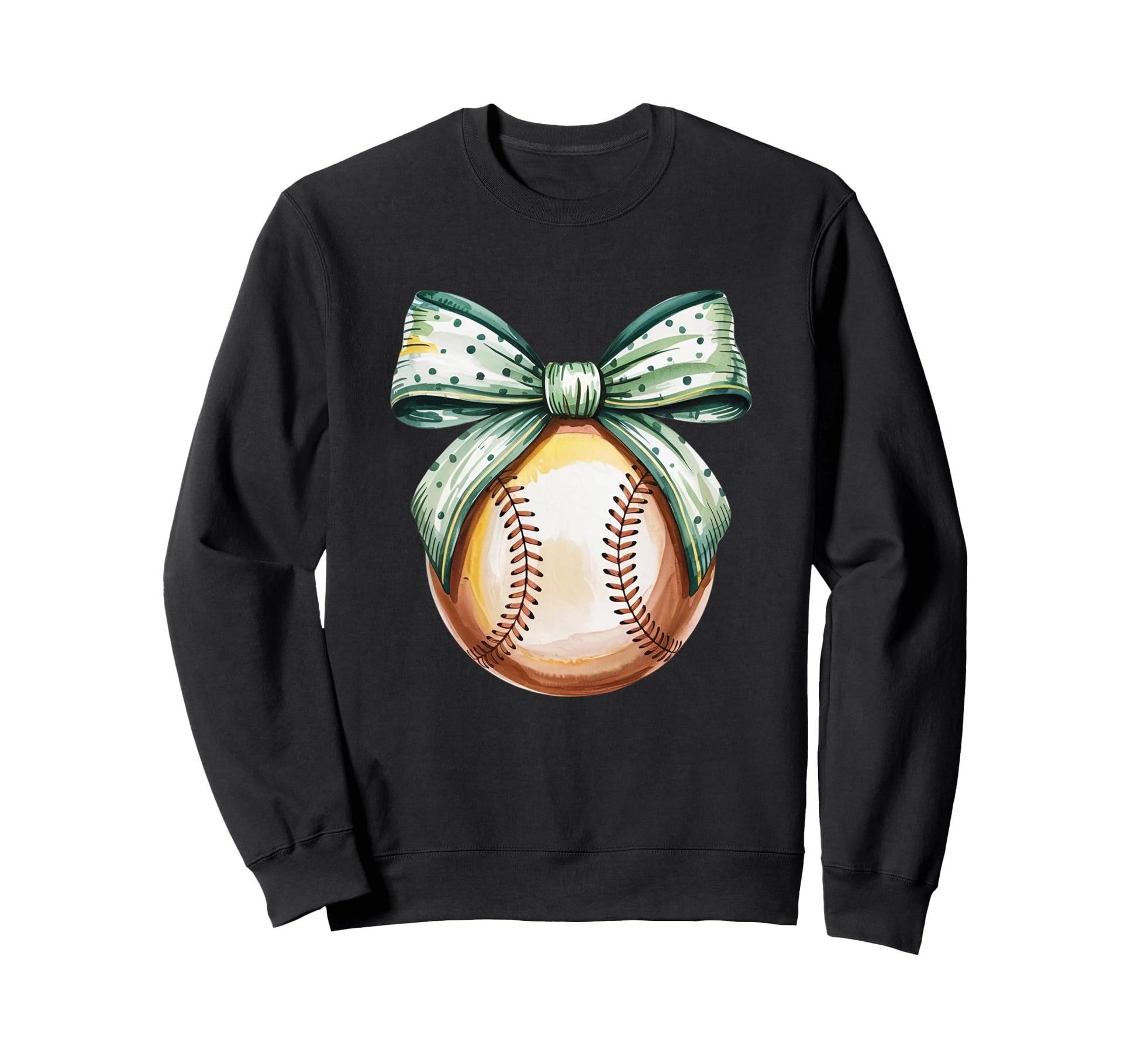 Baseball Coquette Bow Baseball Sweatshirt - Fun Novelty Design Unisex - T-Shirt, Sweatshirt, Hoodie
