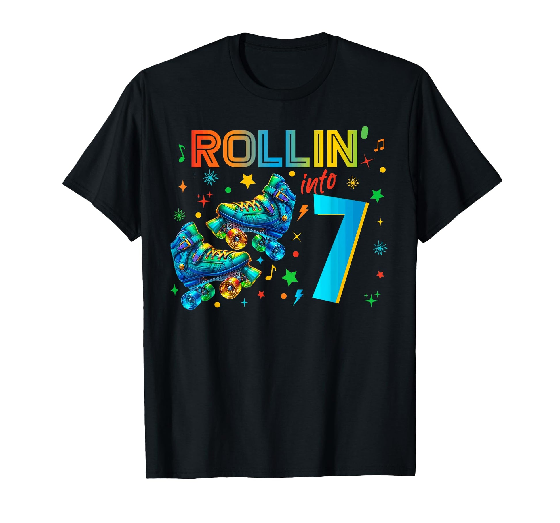 Roller Skates Birthday Skating T-Shirt - Fun Novelty Design Unisex - T-Shirt, Sweatshirt, Hoodie