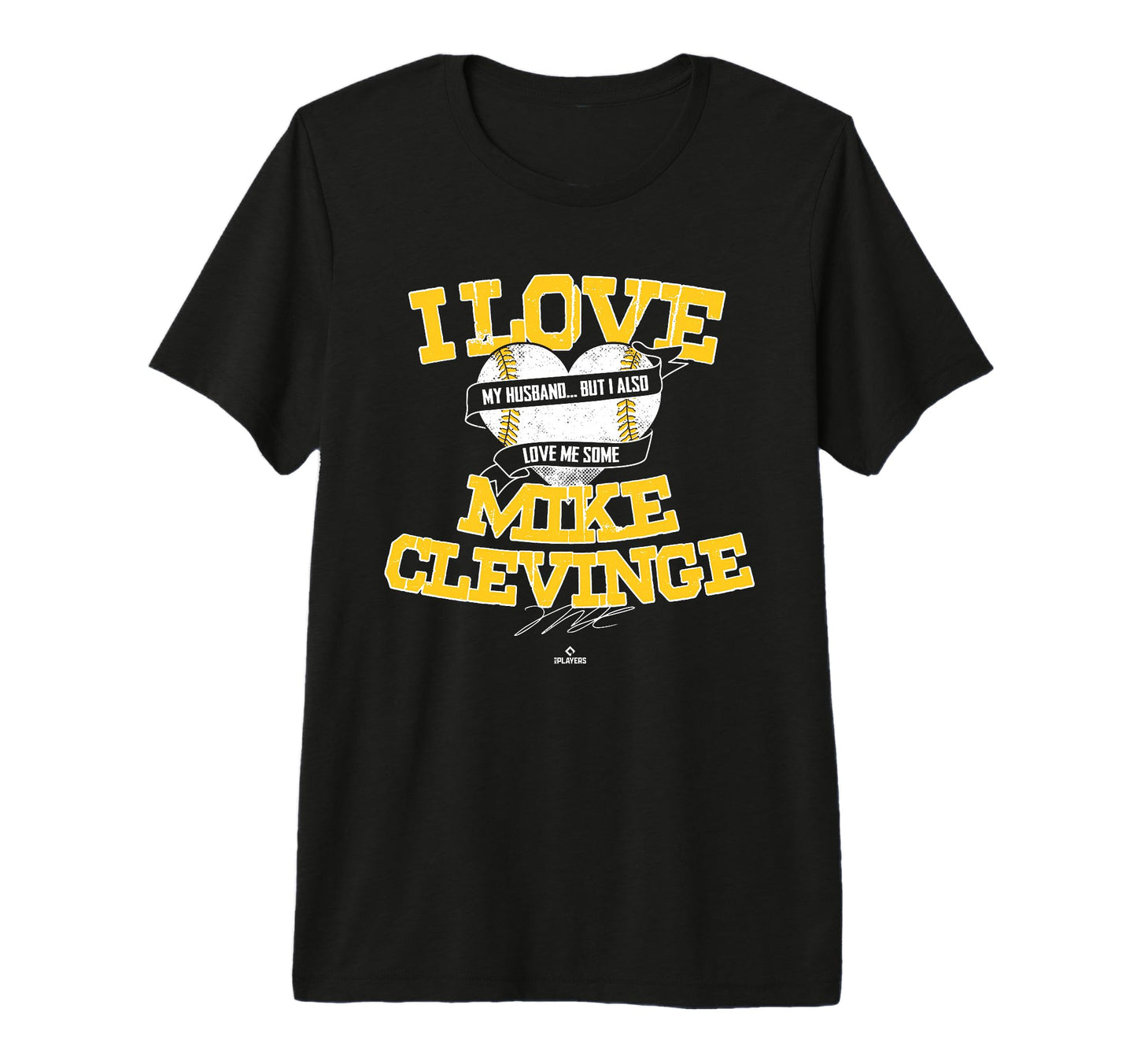 I Love Mike Clevinger Tri Blend T-Shirt - Custom Art Print for Adults - T-Shirt, Sweatshirt, Hoodie