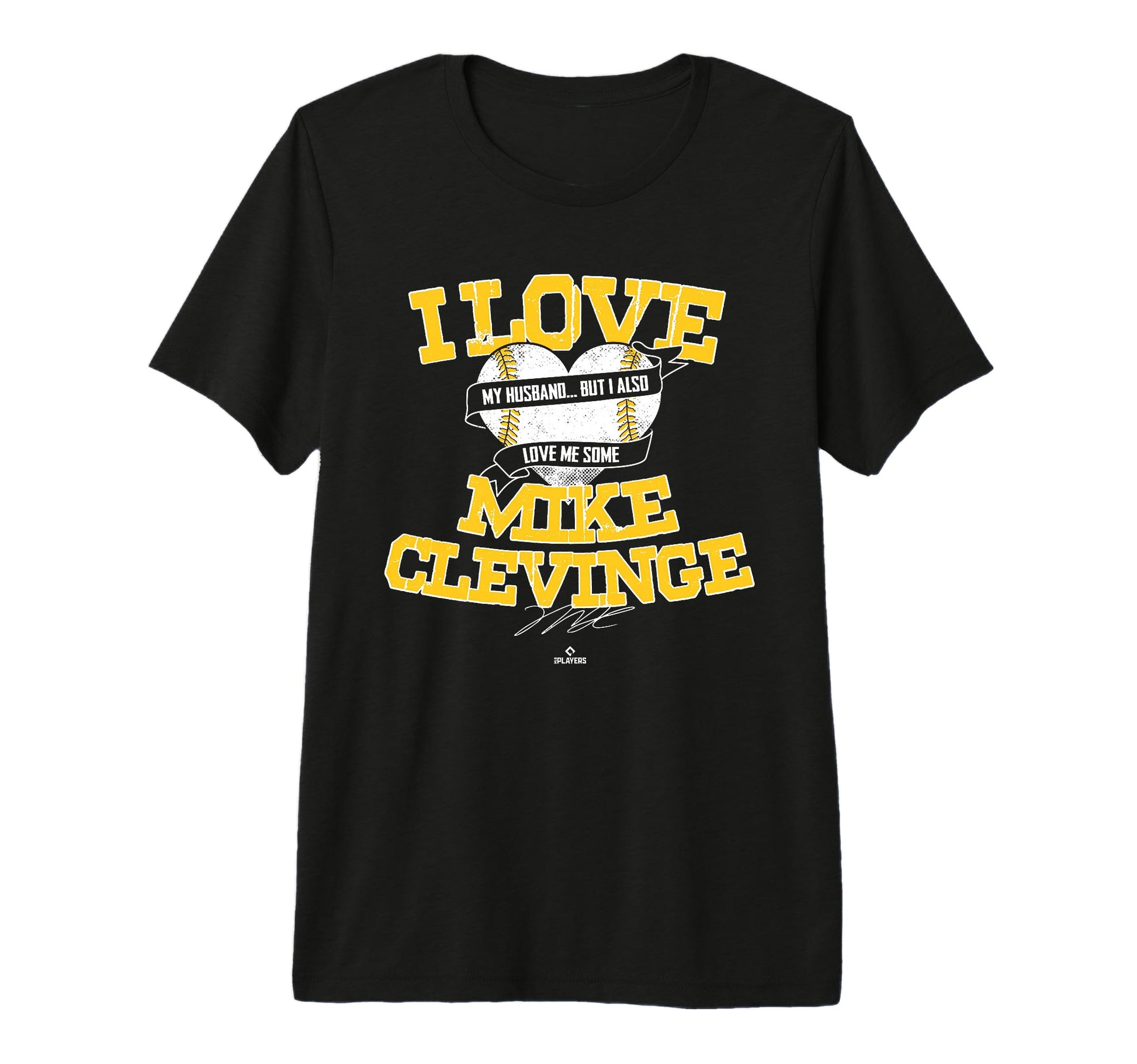 I Love Mike Clevinger Tri Blend T-Shirt - Custom Art Print for Adults - T-Shirt, Sweatshirt, Hoodie