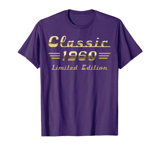 66Th Birthday 1960 Car T-Shirt - Graphic Print Men Women - T-Shirt, Sweatshirt, Hoodie