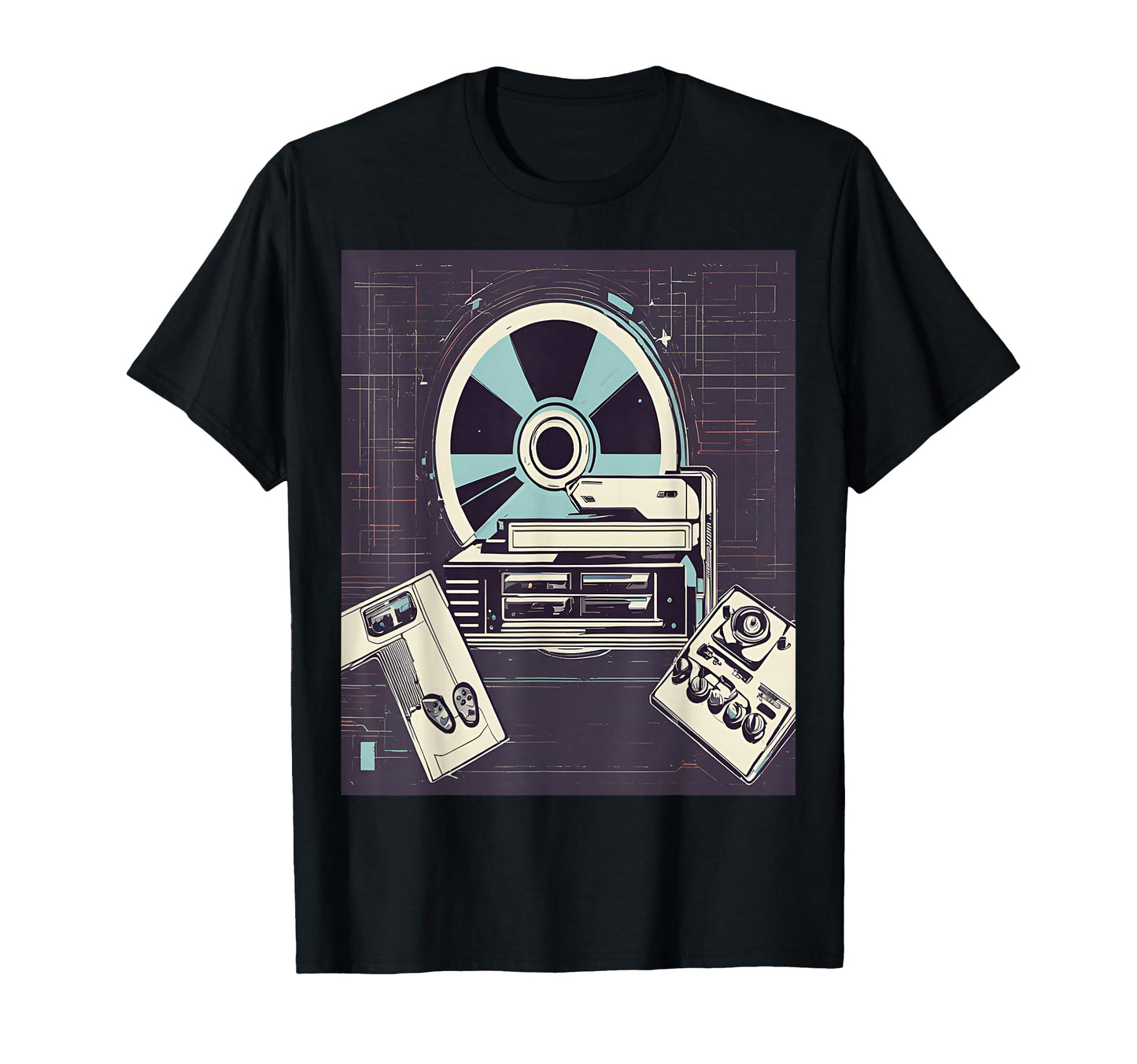 Laser Disc Game Arcade Cinematic T-Shirt - Fun Novelty Design for Adults - T-Shirt, Sweatshirt, Hoodie