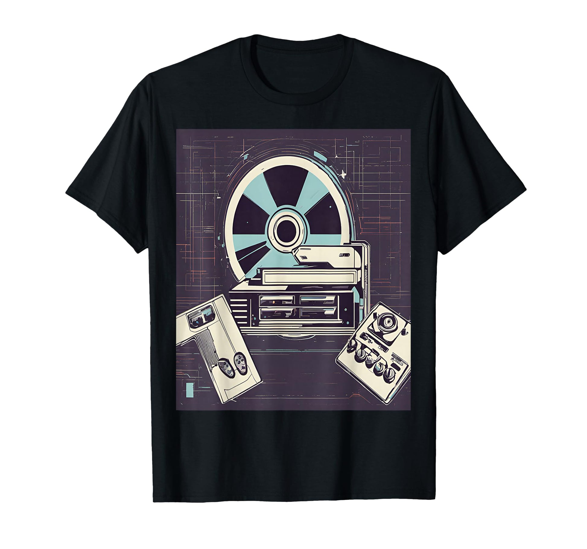 Laser Disc Game Arcade Cinematic T-Shirt - Fun Novelty Design for Adults - T-Shirt, Sweatshirt, Hoodie