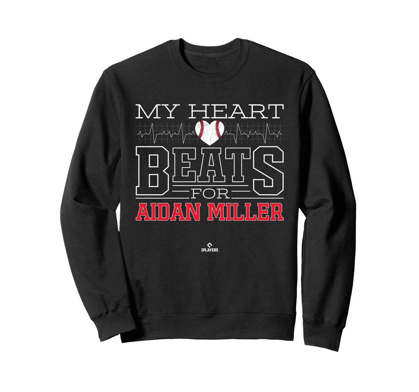 My Heart Beats Aidan Miller Prospect Sweatshirt - Trendy Graphic Unisex - T-Shirt, Sweatshirt, Hoodie