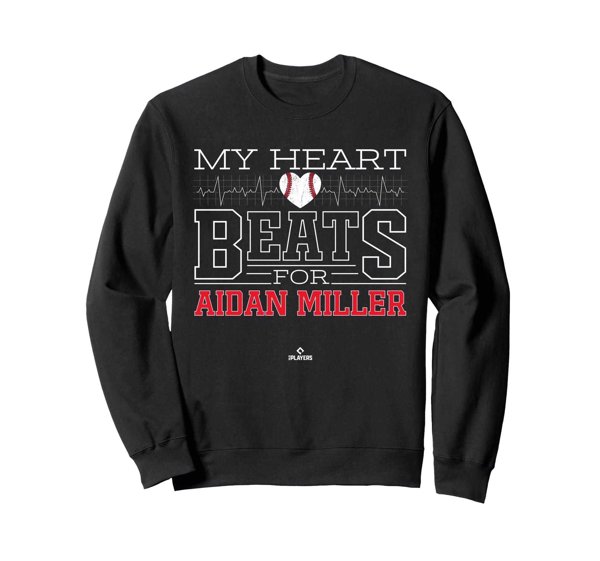 My Heart Beats Aidan Miller Prospect Sweatshirt - Trendy Graphic Unisex - T-Shirt, Sweatshirt, Hoodie