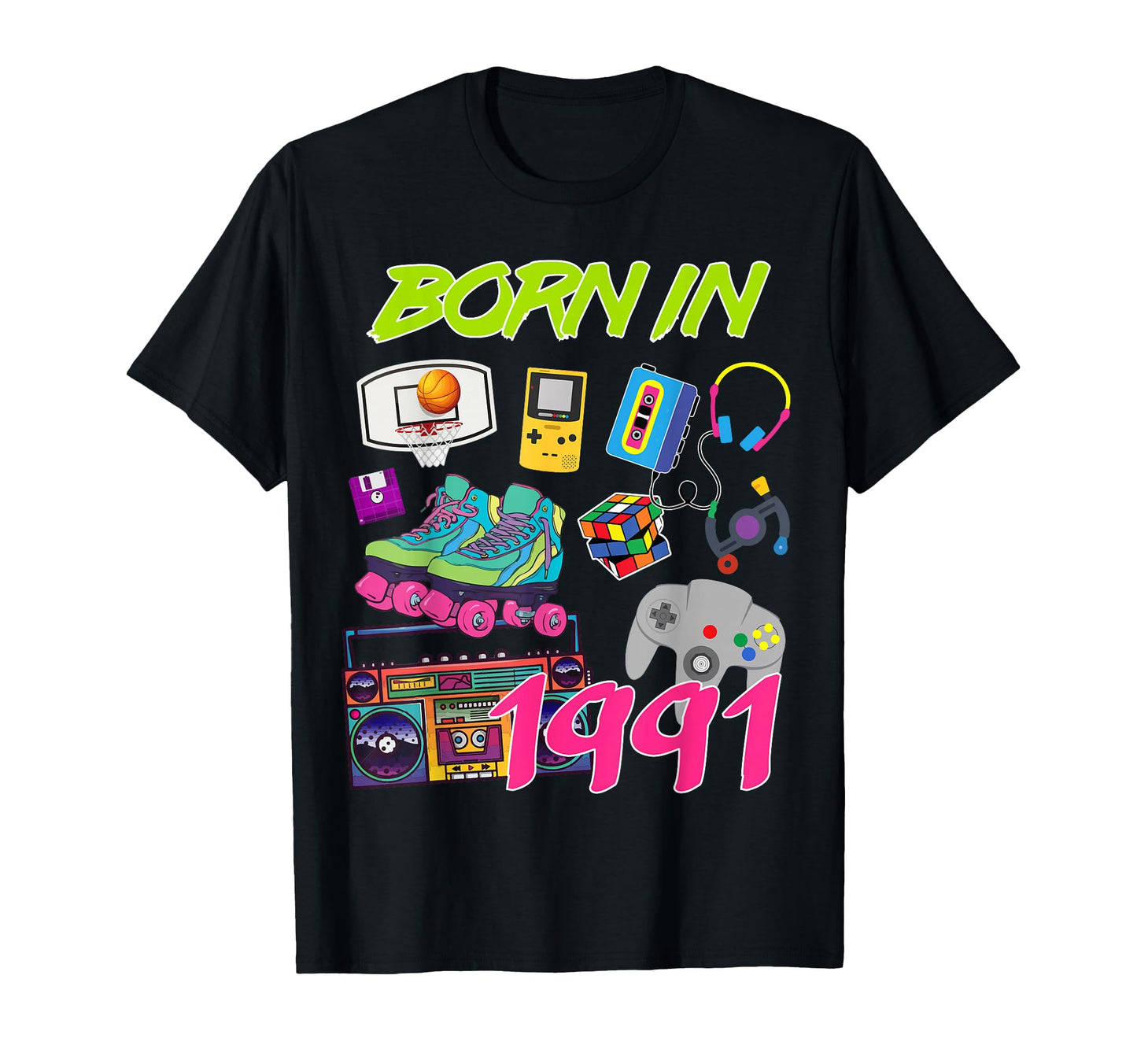 Born 1991 29Th Birthday Tees T-Shirt - Casual Everyday Wear Unisex - T-Shirt, Sweatshirt, Hoodie