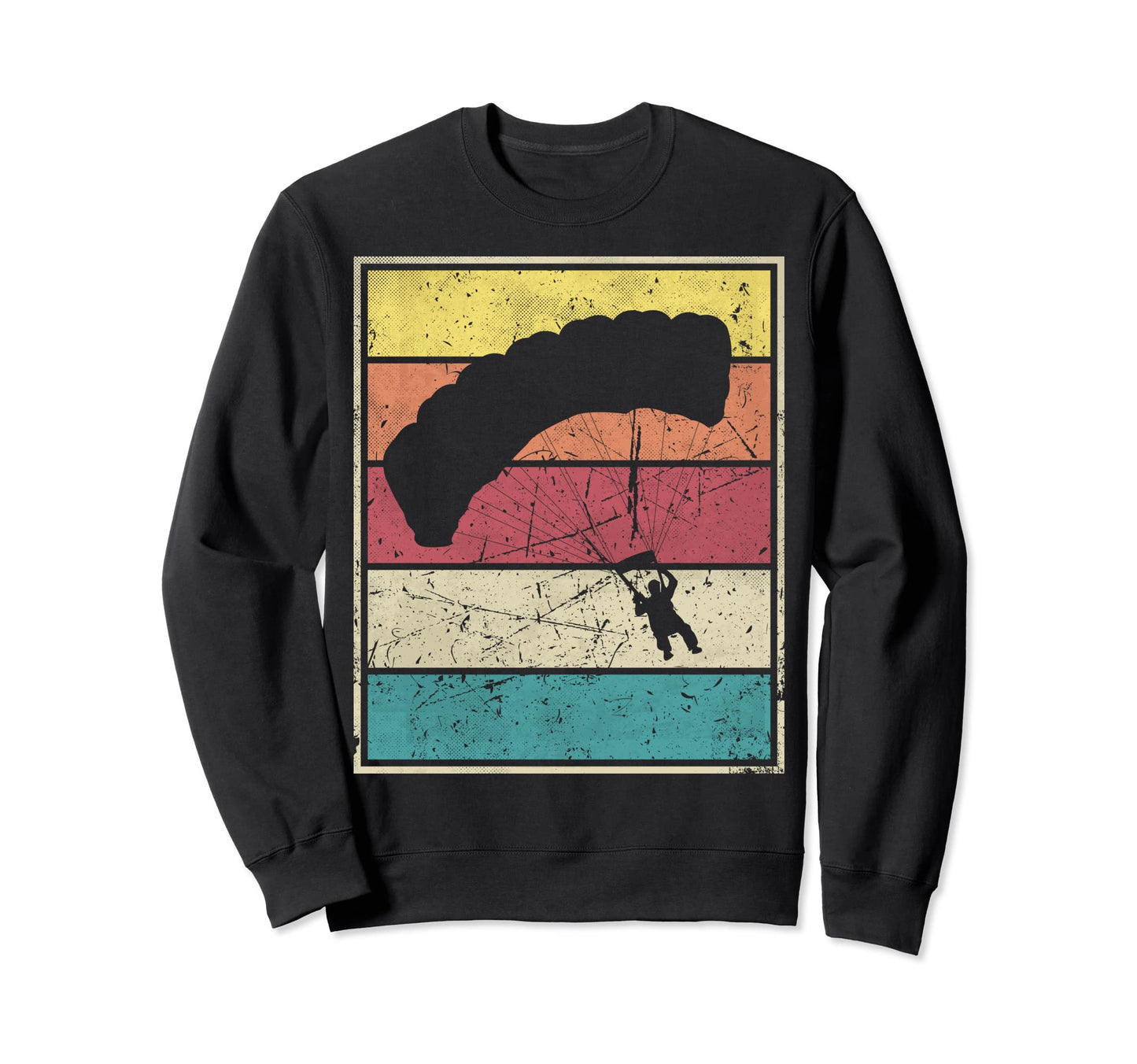 Parachute Jump Stripes Sweatshirt - Streetwear Style Men Women - T-Shirt, Sweatshirt, Hoodie