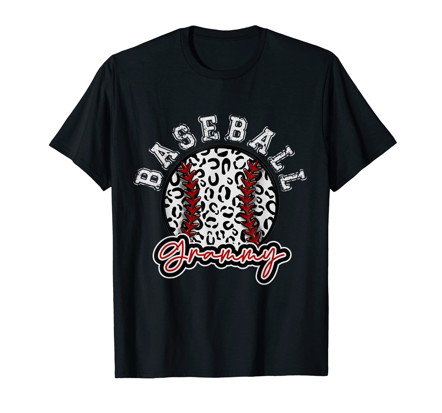 Leopard Cheetah Baseball Grammy Womens T-Shirt - Fun Novelty Design Unisex - T-Shirt, Sweatshirt, Hoodie