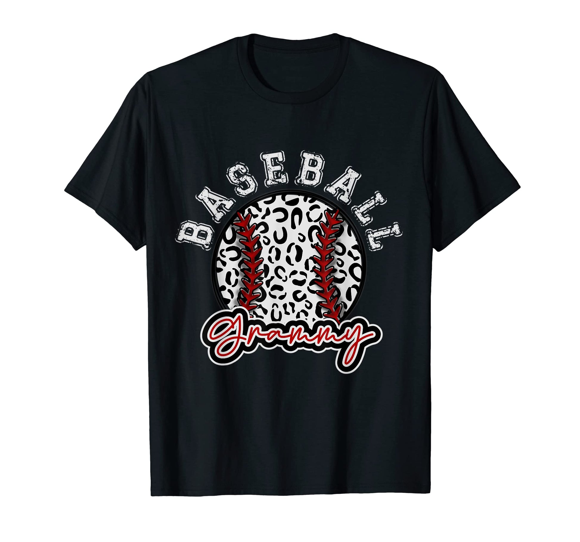 Leopard Cheetah Baseball Grammy Womens T-Shirt - Fun Novelty Design Unisex - T-Shirt, Sweatshirt, Hoodie