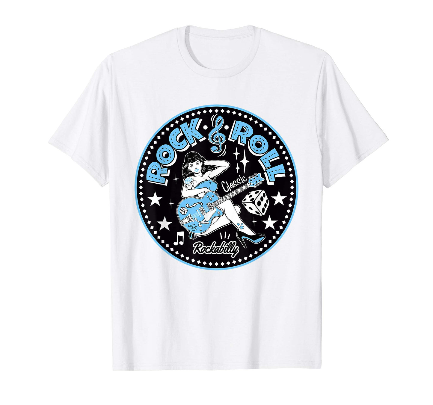 Rockabilly Pin Up Gift 50S Sock Hop T-Shirt - Minimalist Print Men Women - T-Shirt, Sweatshirt, Hoodie