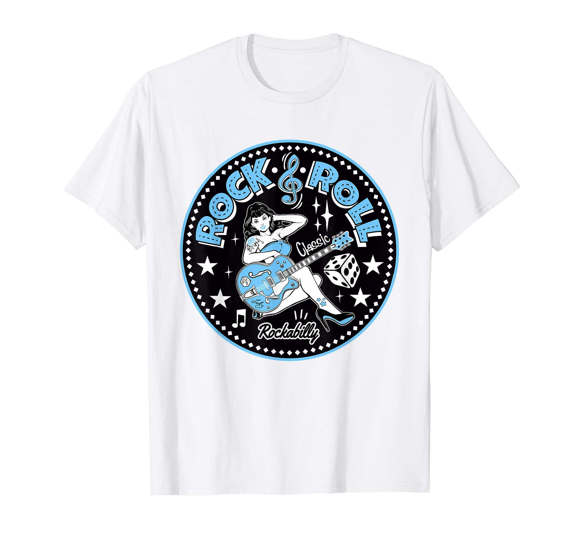 Rockabilly Pin Up Gift 50S Sock Hop T-Shirt - Minimalist Print Men Women - T-Shirt, Sweatshirt, Hoodie