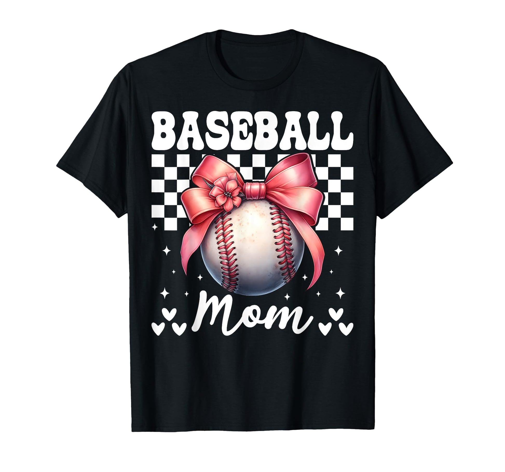Baseball Mom Baseball Mama Mothers Day T-Shirt - Custom Art Print Unisex - T-Shirt, Sweatshirt, Hoodie