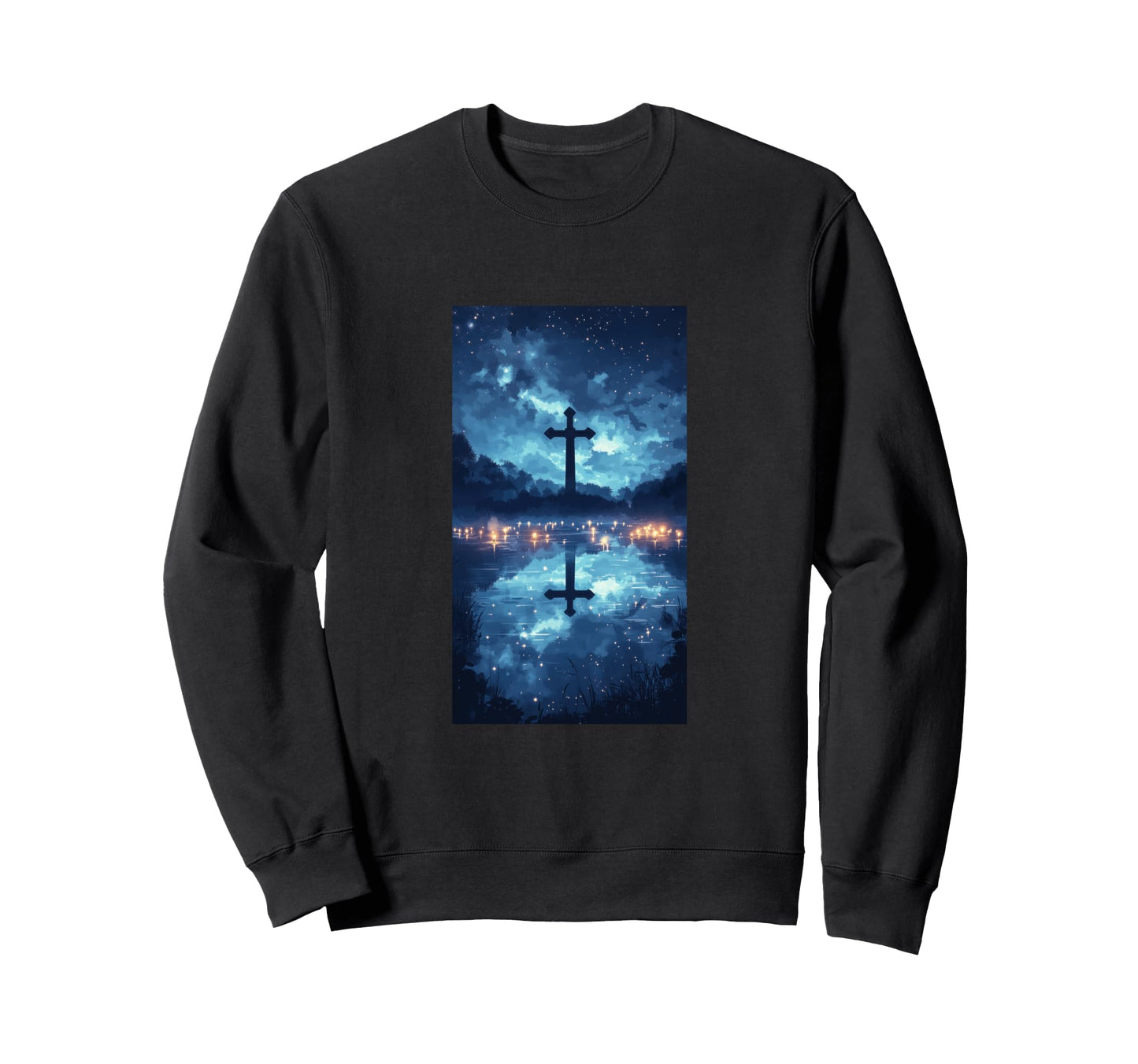 Gothic Cross Grunge Aesthetic Y2K Sweatshirt - Streetwear Style Men Women - T-Shirt, Sweatshirt, Hoodie